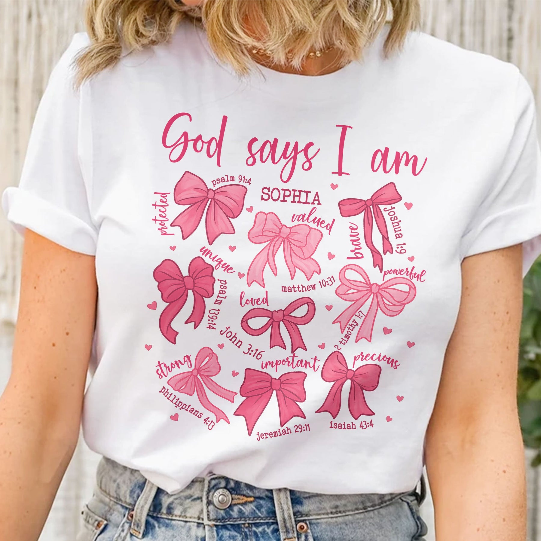 God Says I Am Coquette Style - Personalized Shirt