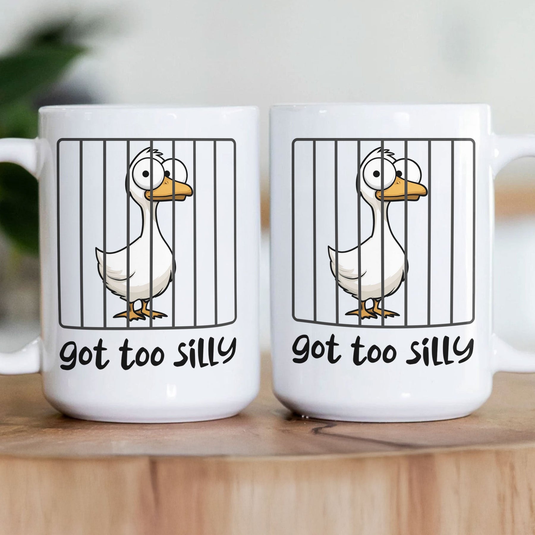 Got Too Silly Hilarious Gift Silly Goose Funny Animals - Personalized Mug