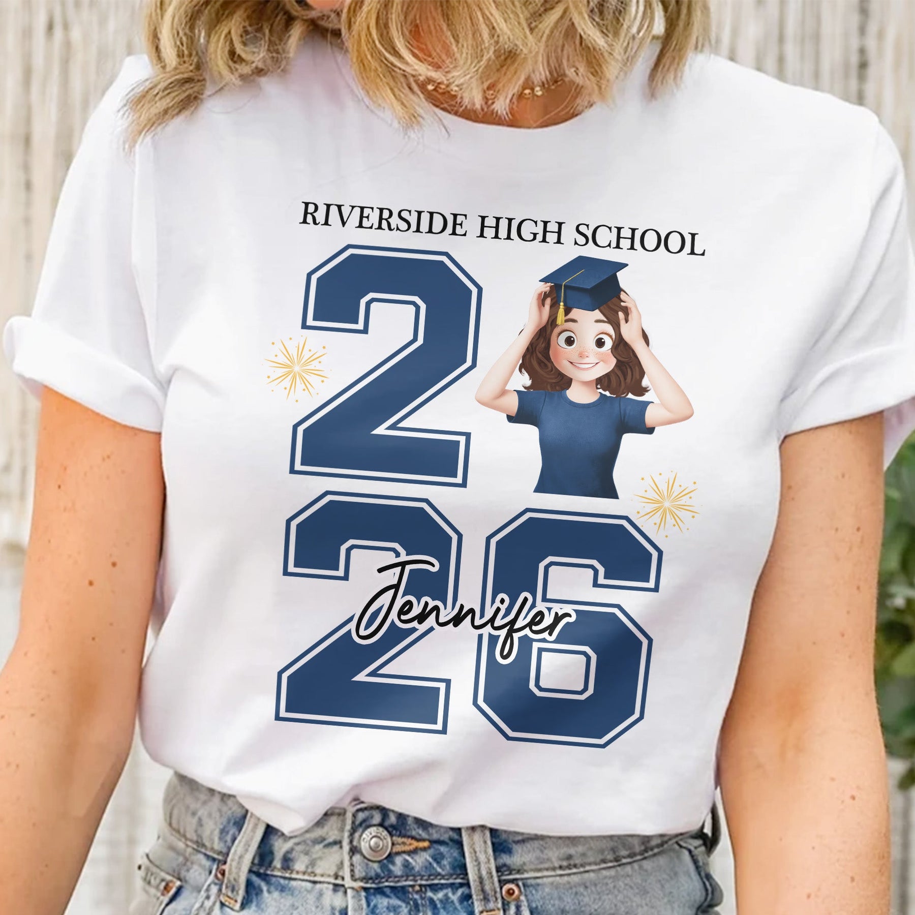 Graduation Cute Cartoon - Personalized Shirt