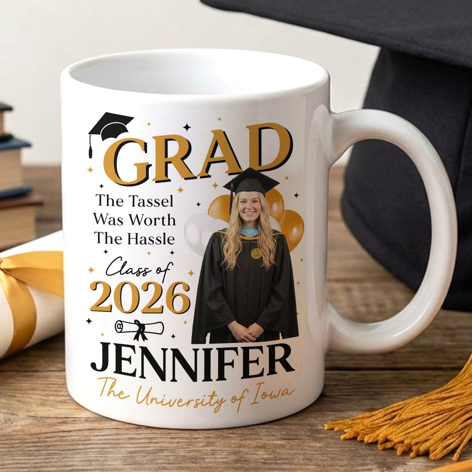Graduation Magazine - Personalized Photo Mug