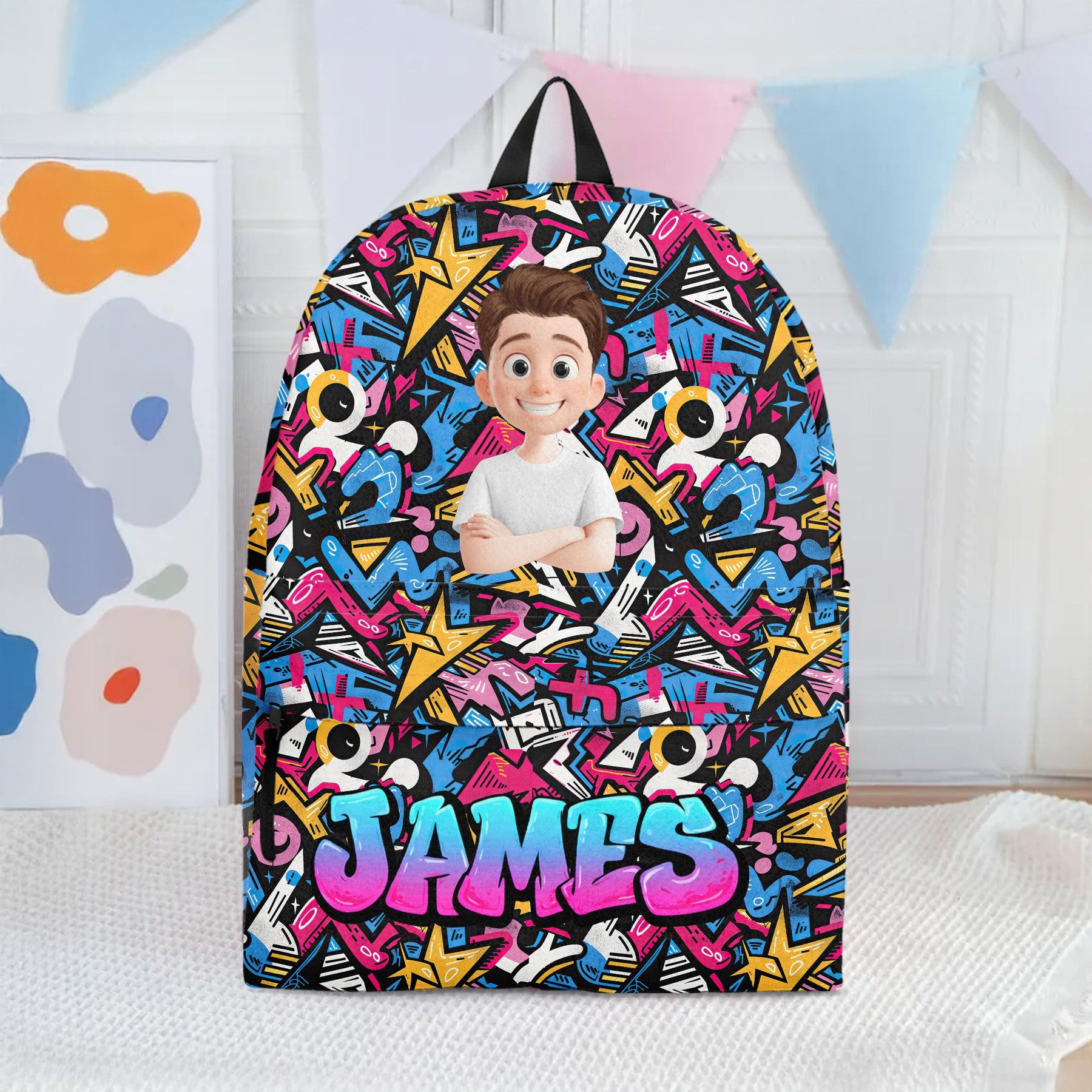Graffiti Name Custom - Personalized Backpack