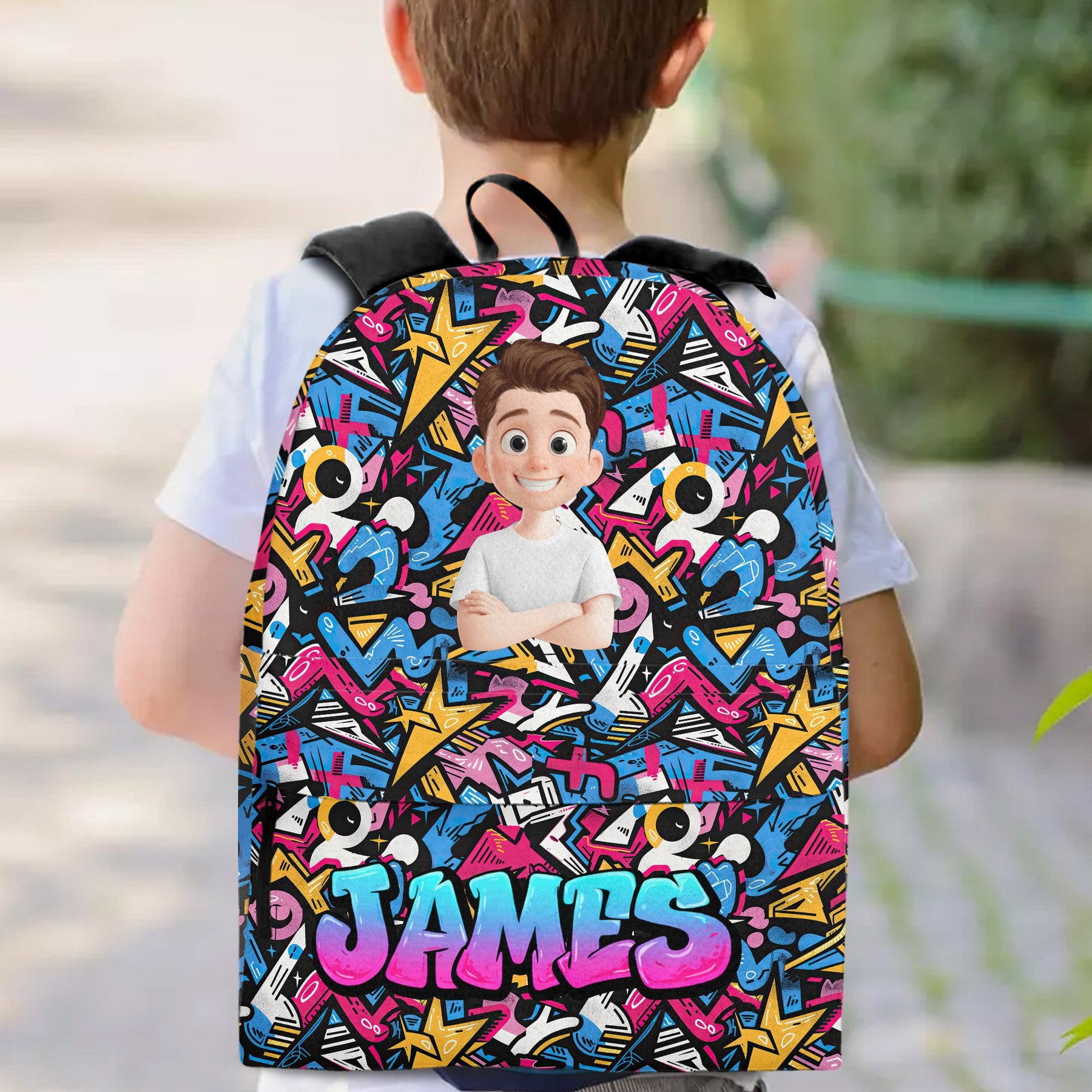 Graffiti Name Custom - Personalized Backpack
