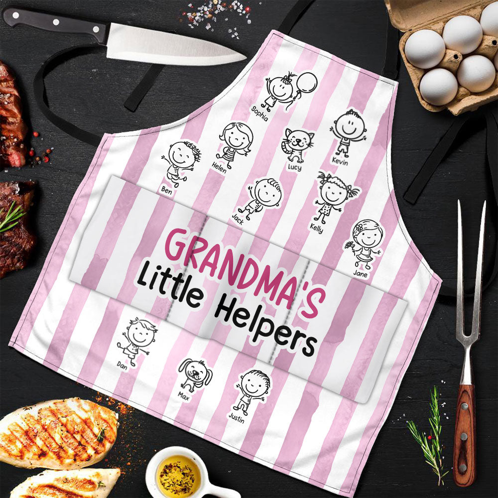 Grandma's Little Helpers - Personalized Apron