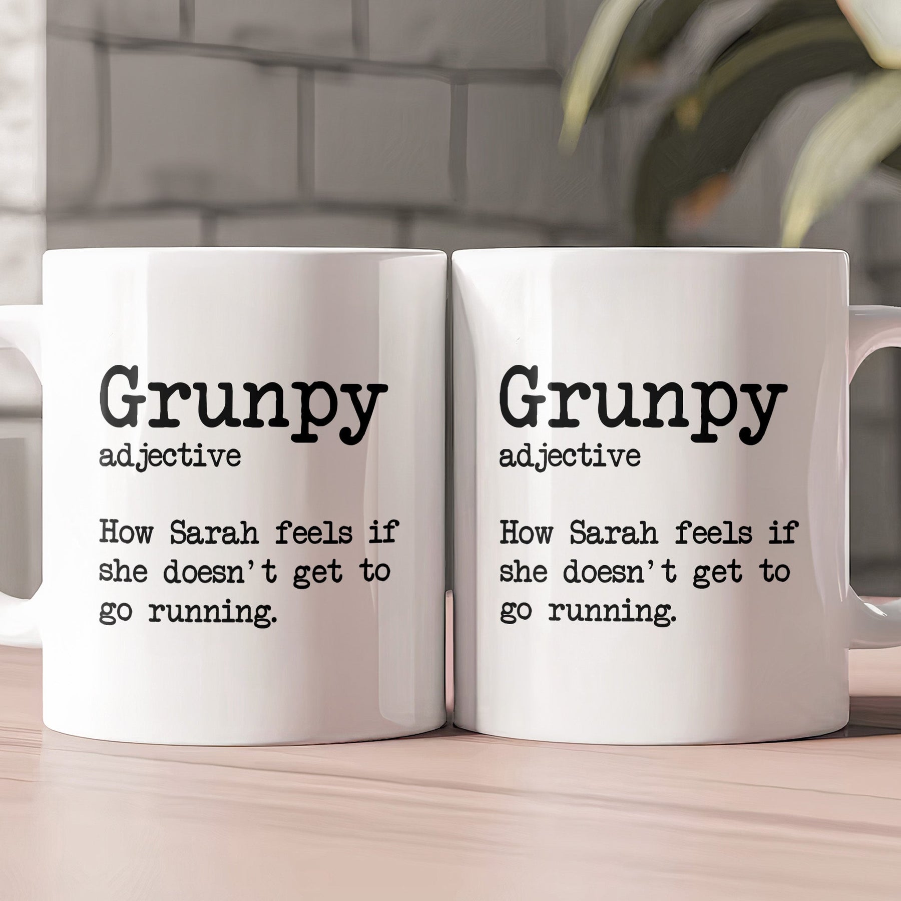 Grunpy Runner - Personalized Mug