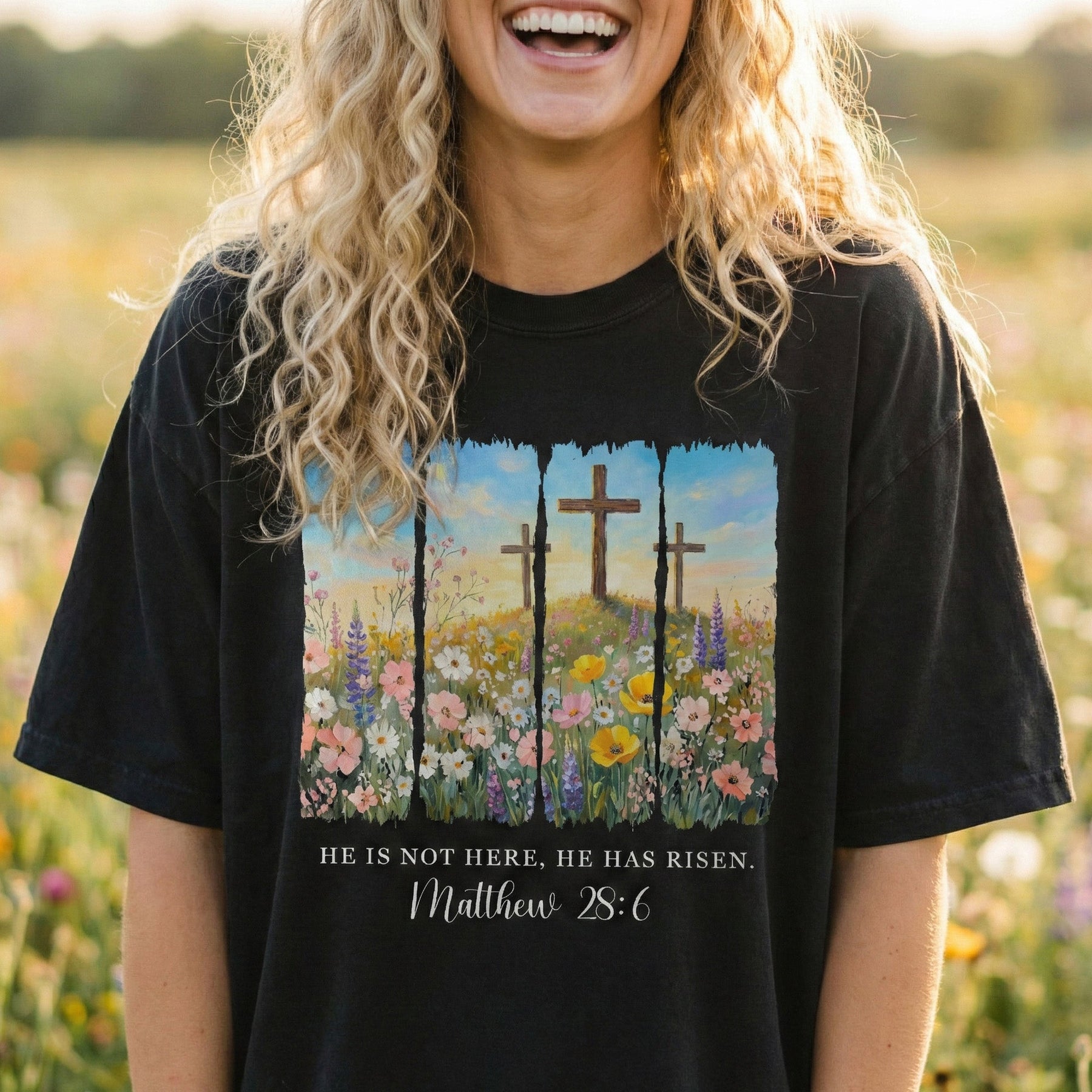He Is Not Here, He Has Risen - Matthew 28:6 Easter Season - Personalized Shirt