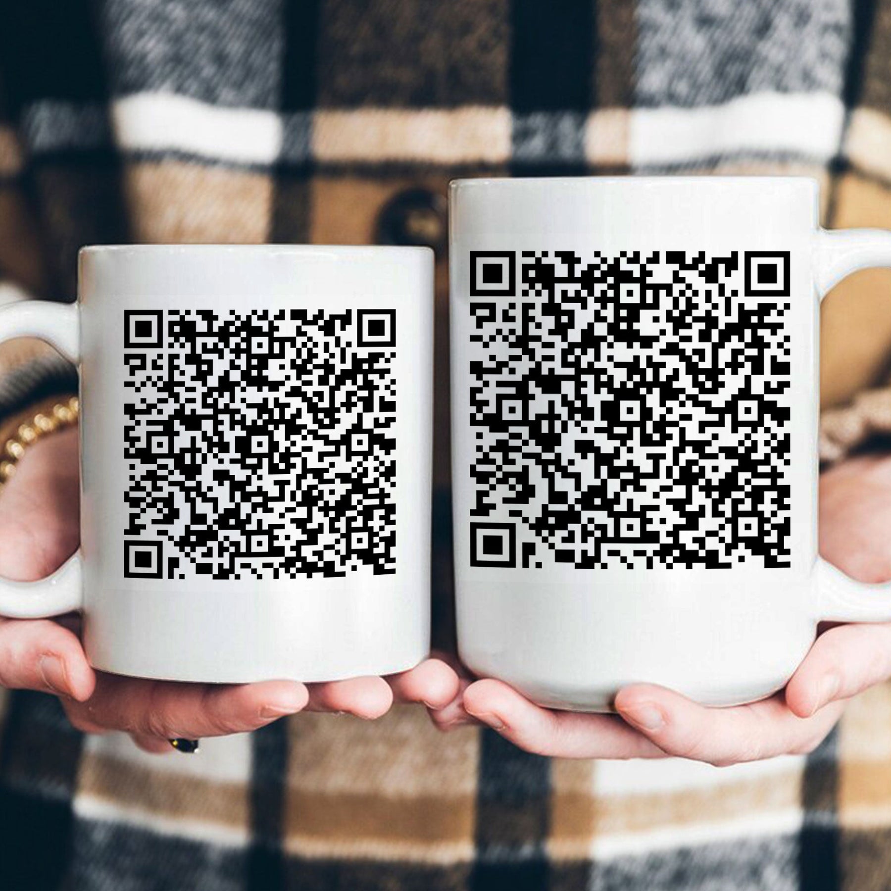 Hidden Swear Words In A Mug Custom QR Voice - Personalized Mug