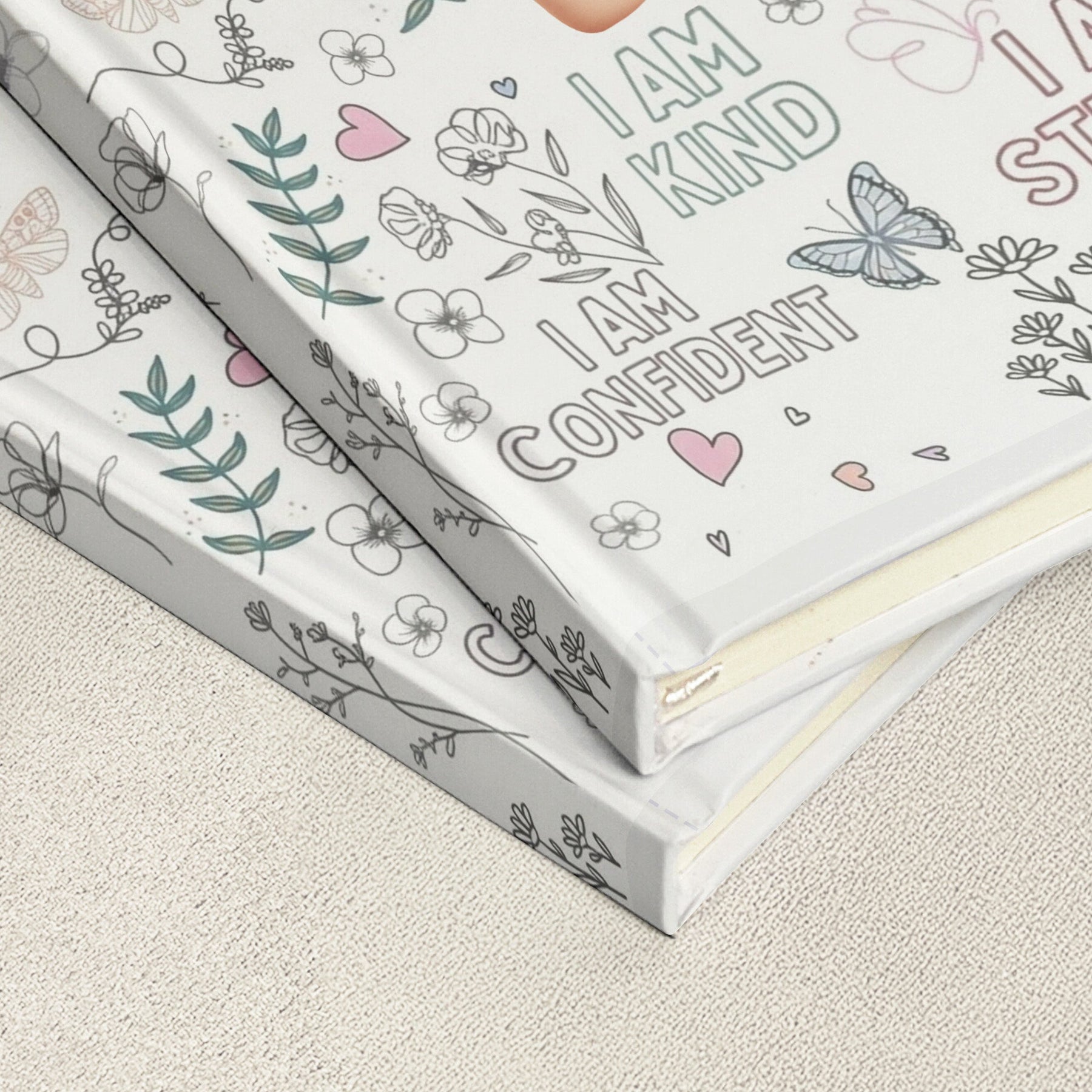 I Am Positive Affirmations - Personalized Hardcover Journal