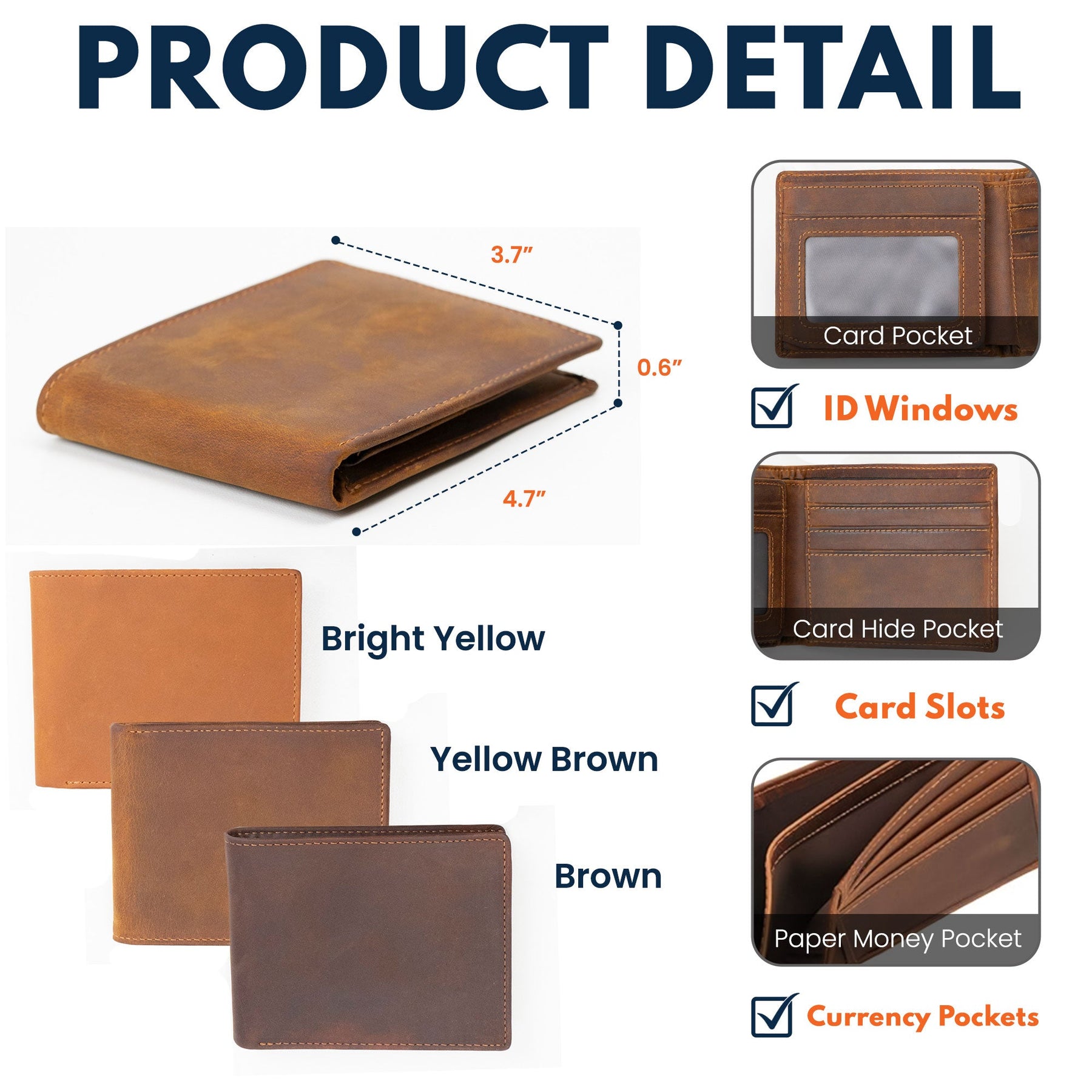 I Choose You - Gifts For Husband, Boyfriend, Couples - Personalized Leather Wallet