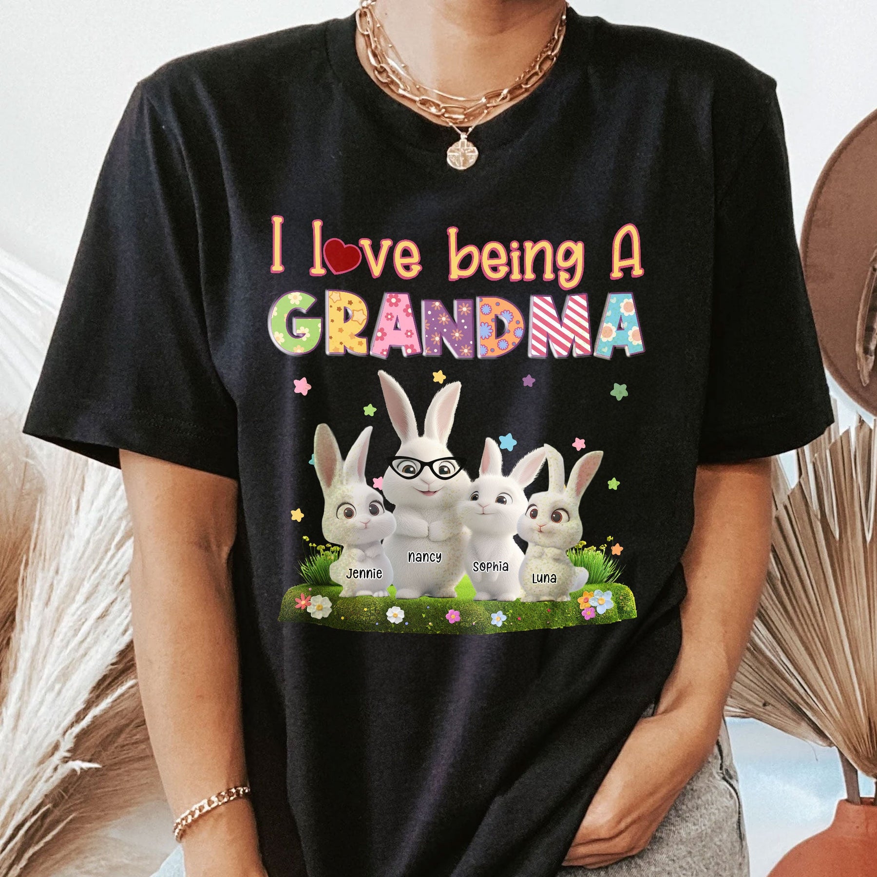 I Love Being A Grandma - Personalized Shirt
