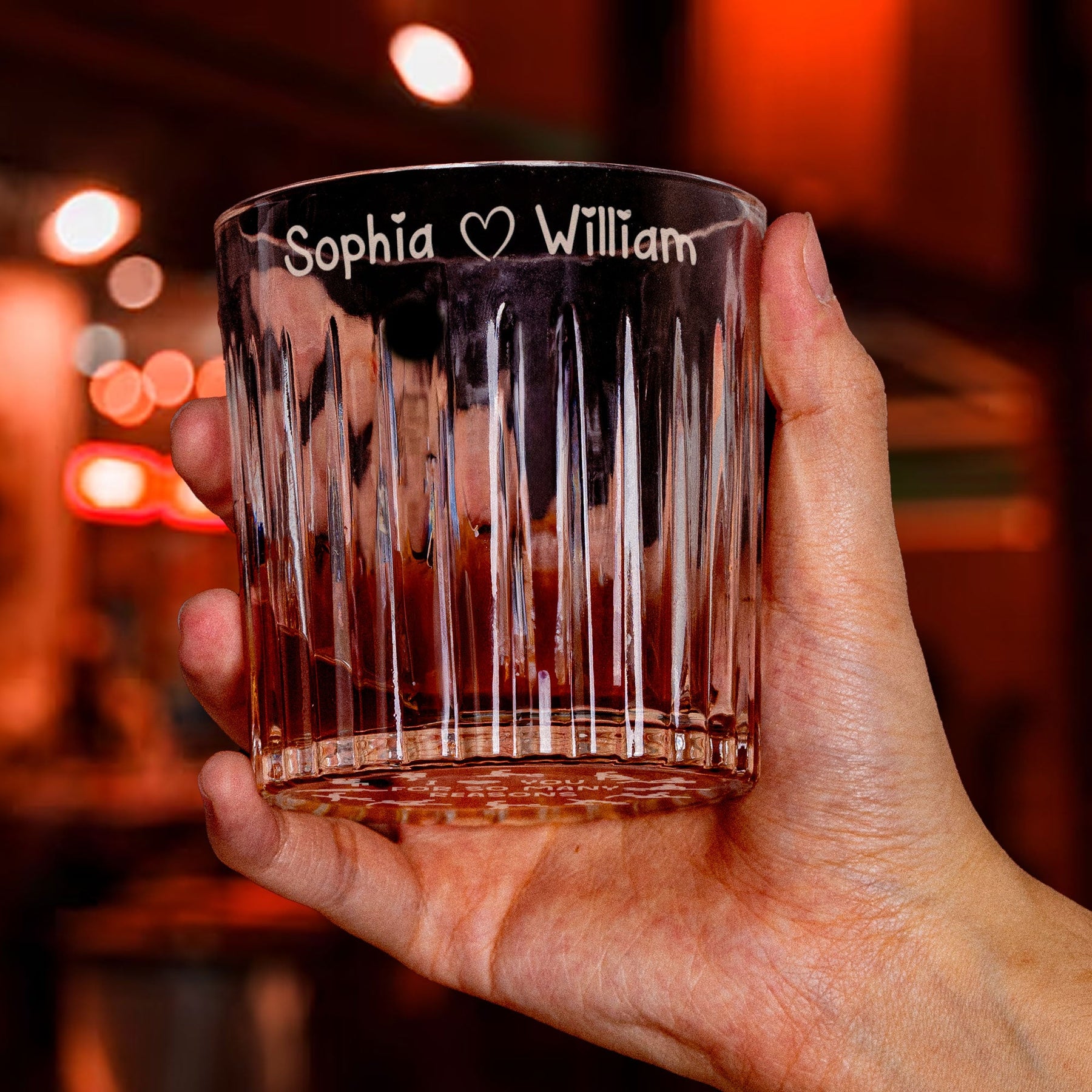 I Love You For So Many Reasons - Naughty & Funny - Personalized Engraved Whiskey Glass