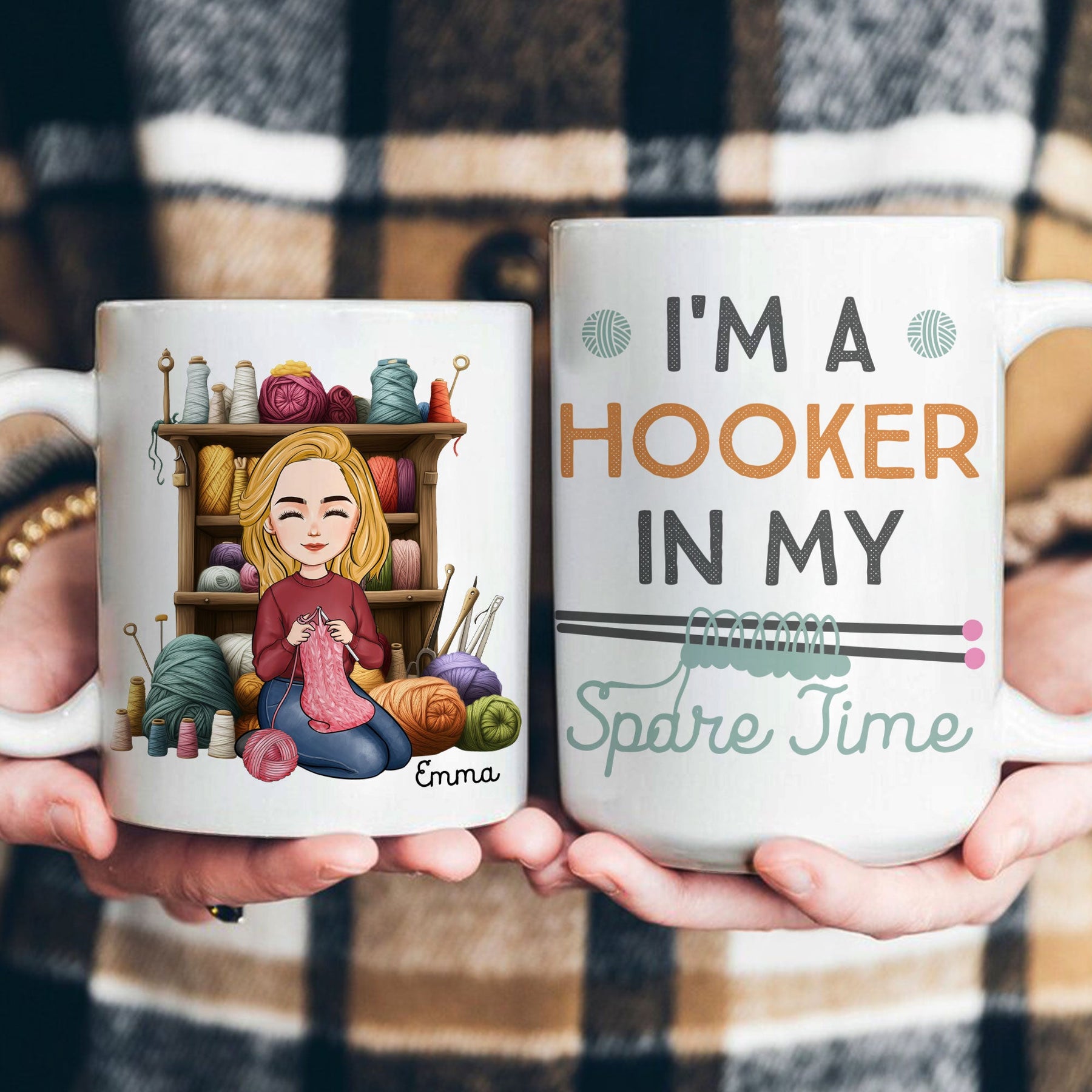 I'm A Hooker In My Spare Time - Personalized Mug