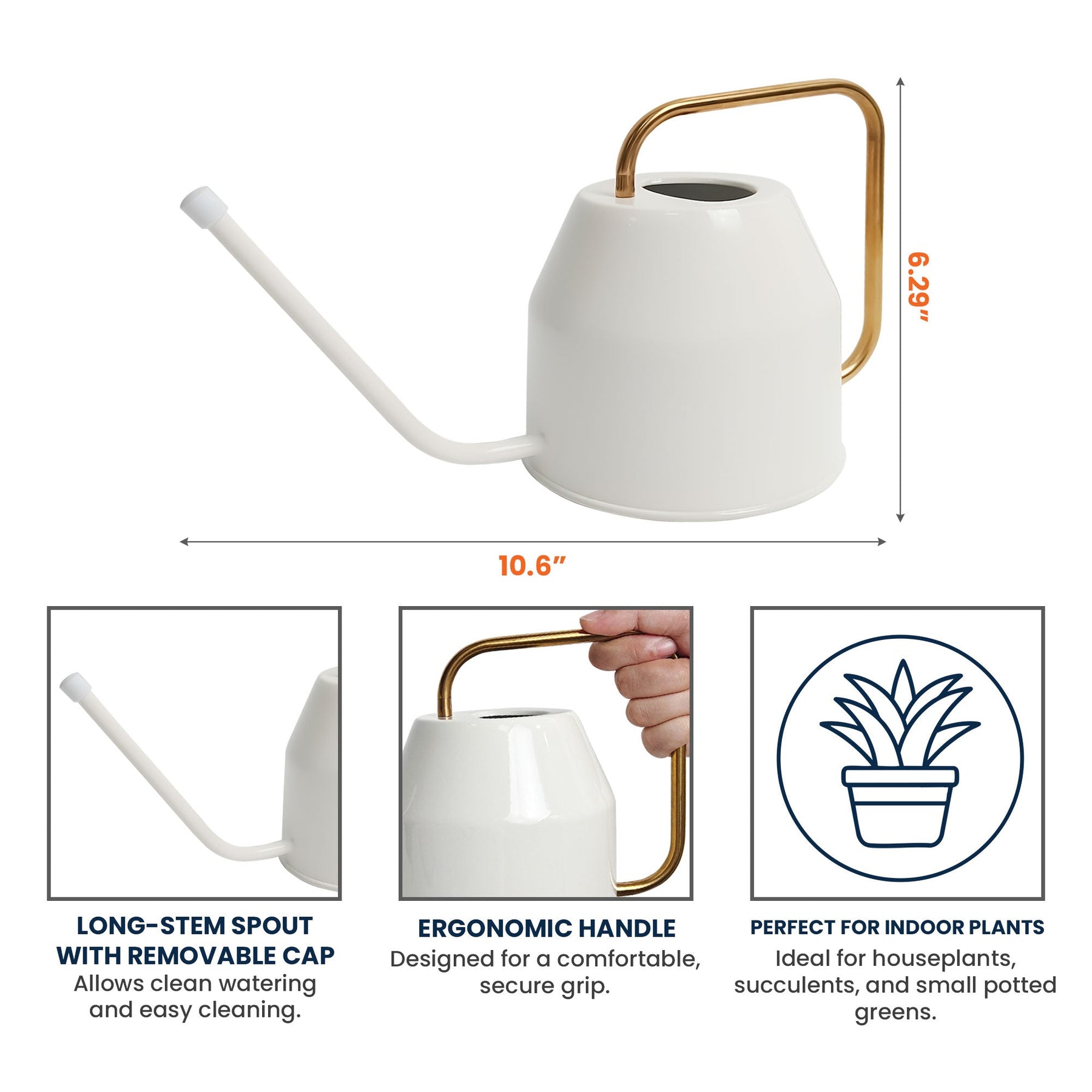 It Takes A Long Time To Grow An Old Friend - Custom Birth Flower Toile De Jouy - Personalized Indoor Watering Can