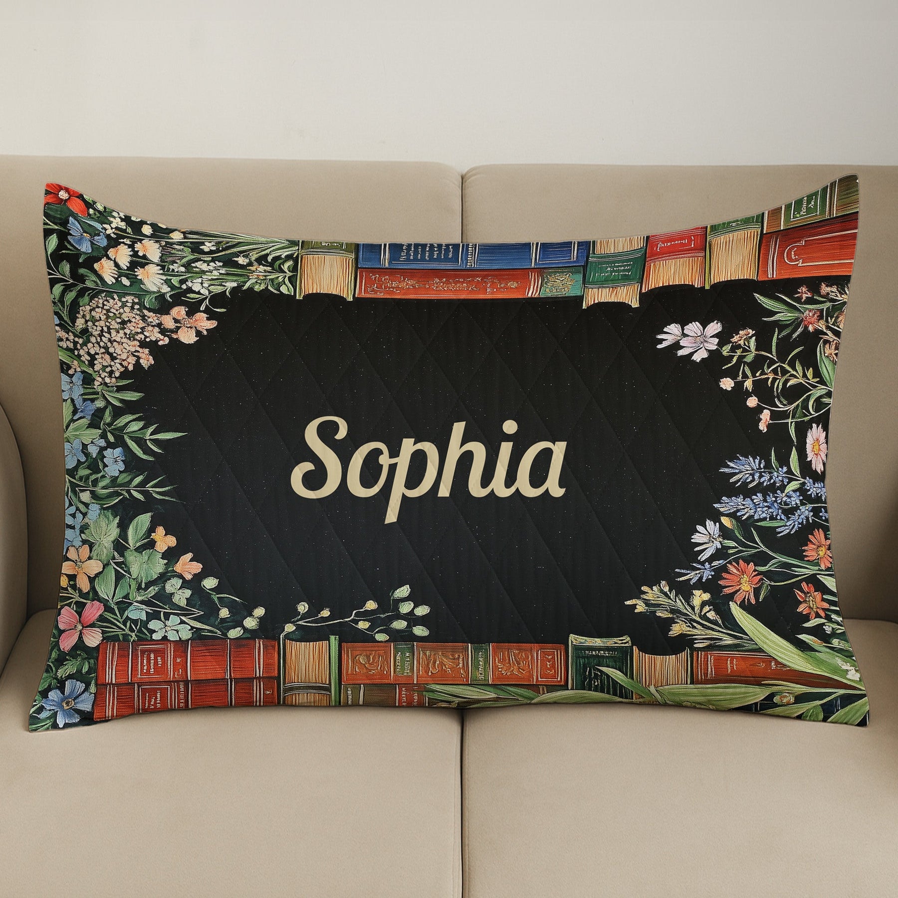 Just A Woman Who Loves Books - Book Lovers Bedding Decor - Custom Quilt Set