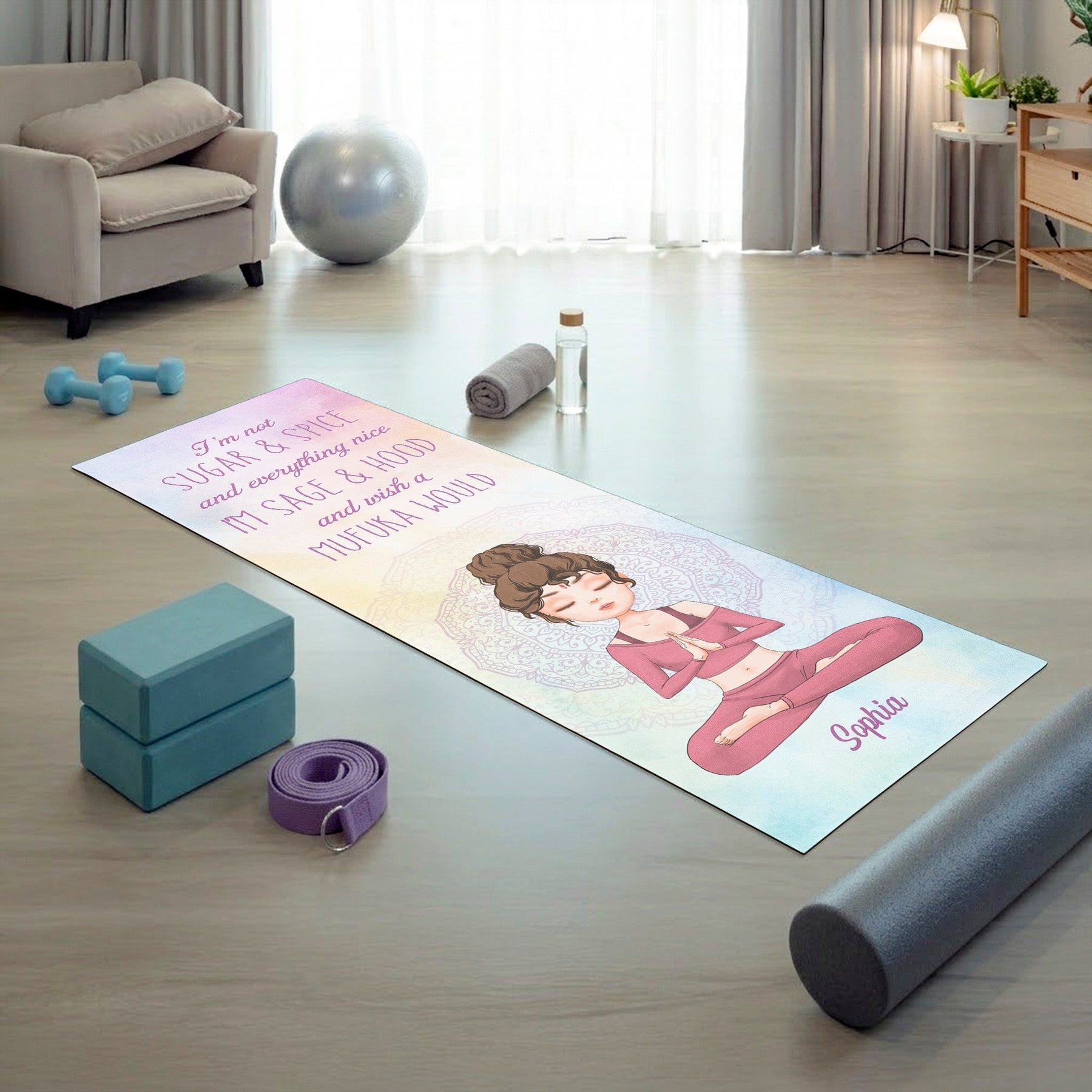 Let That Sh*t Go - Personalized Yoga Mat