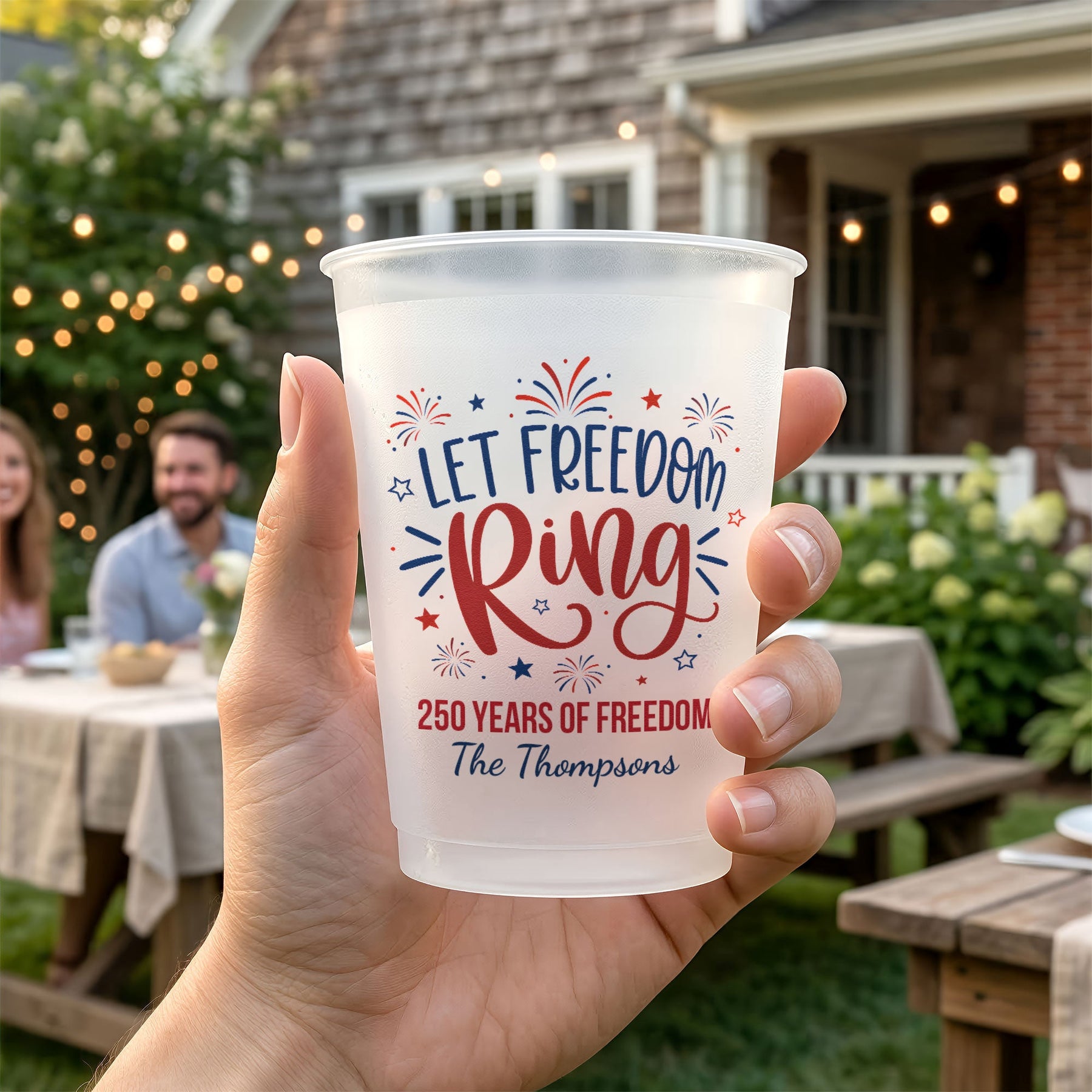 Let Freedom Ring - Personalized Cups