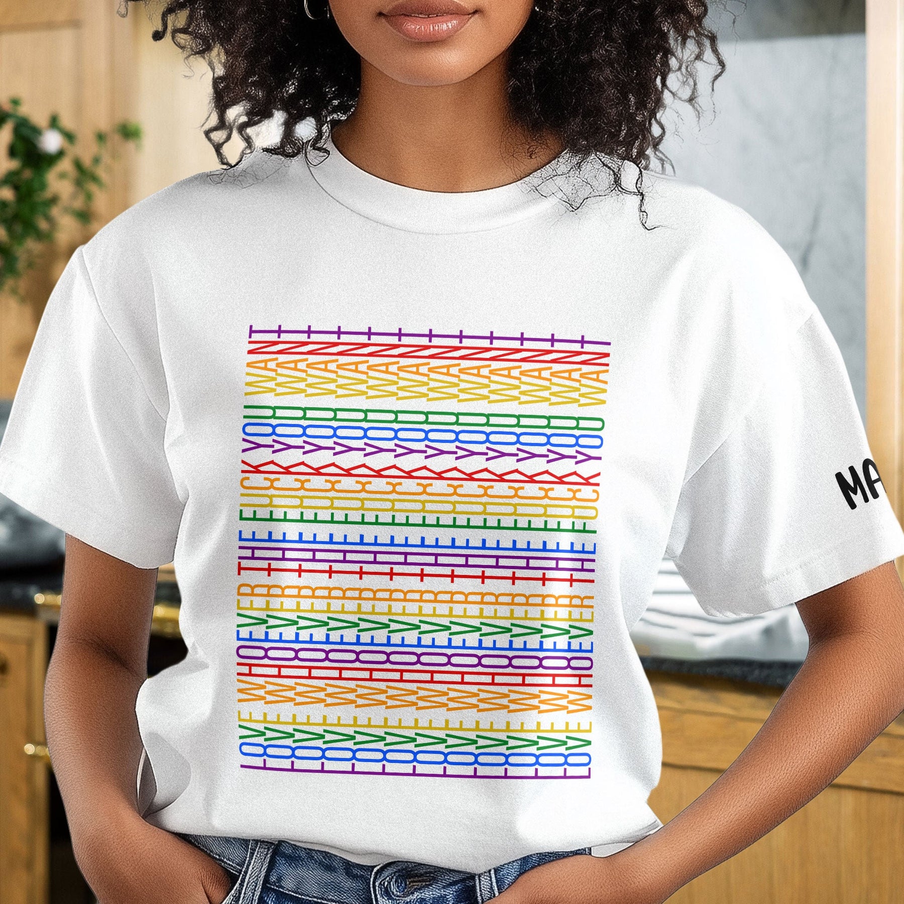 Love Whoever The Fck You Want - Personalized Shirt