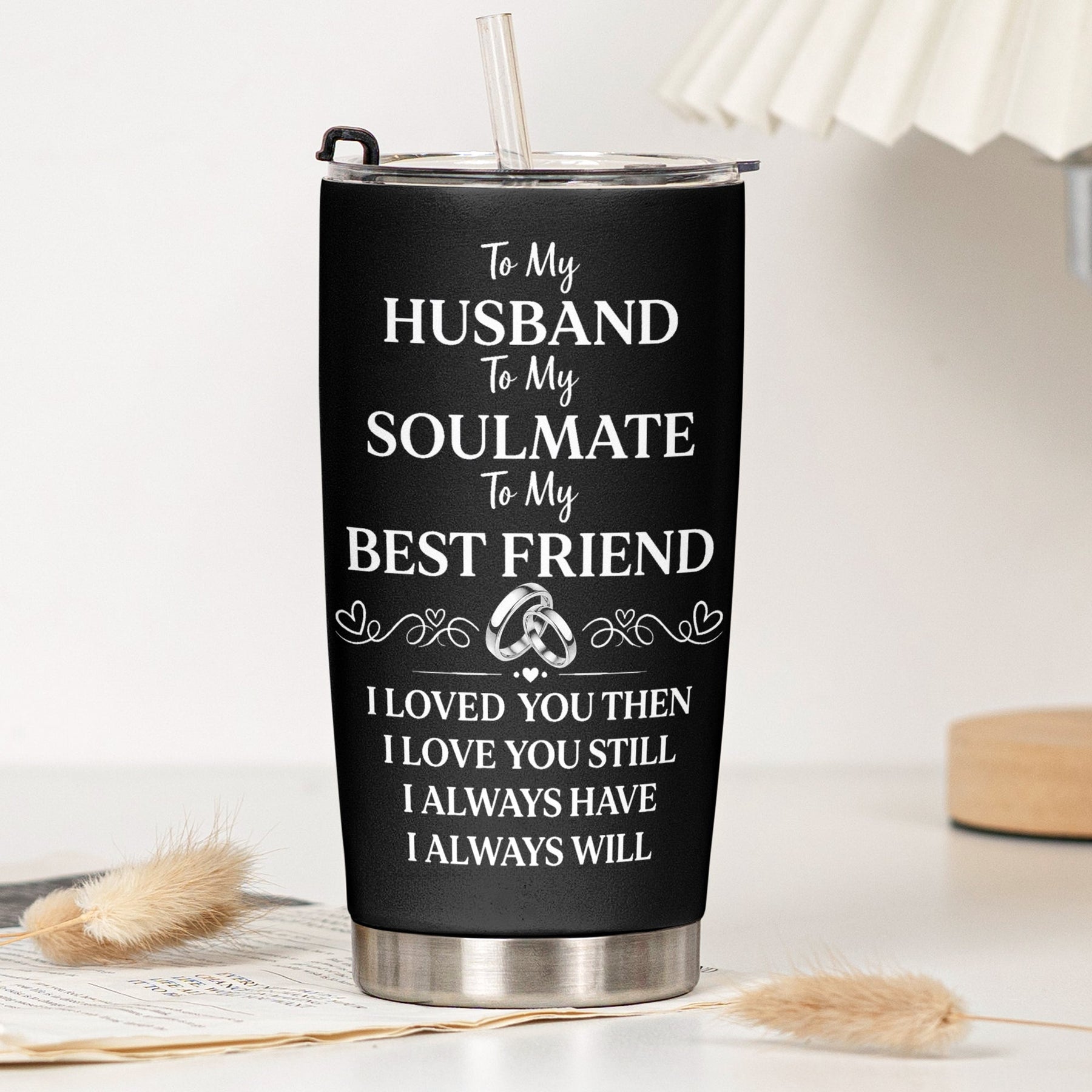 Loved You Then Love You Still Anniversary Gift For Him, Her - Personalized Tumbler Cup