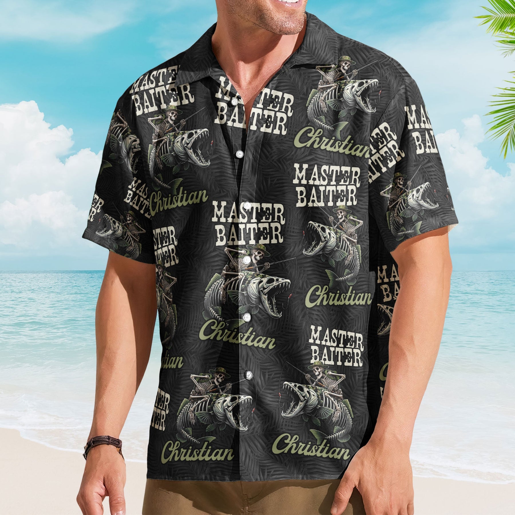 Master Baiter - Personalized Hawaiian Shirt