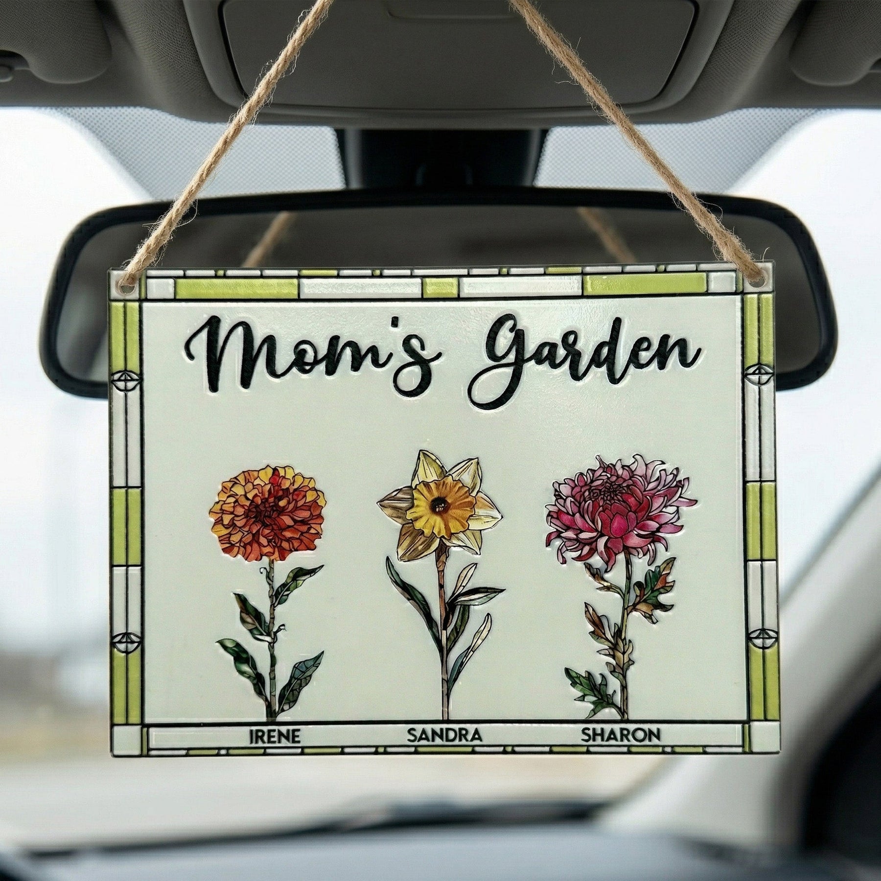 Mom's Garden Mother's Day Gift For Her - Personalized Wood Sign