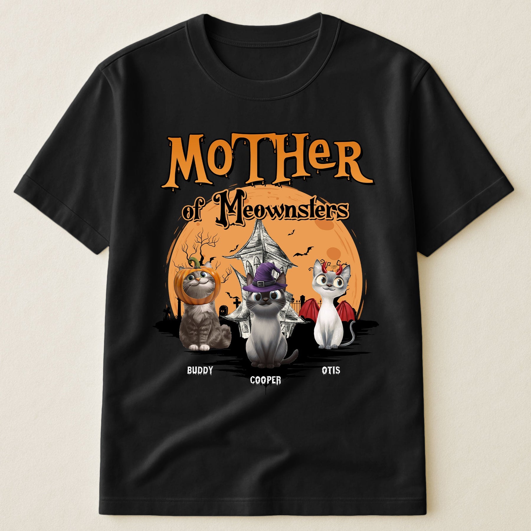 Mother Of Meownsters - Personalized Shirt