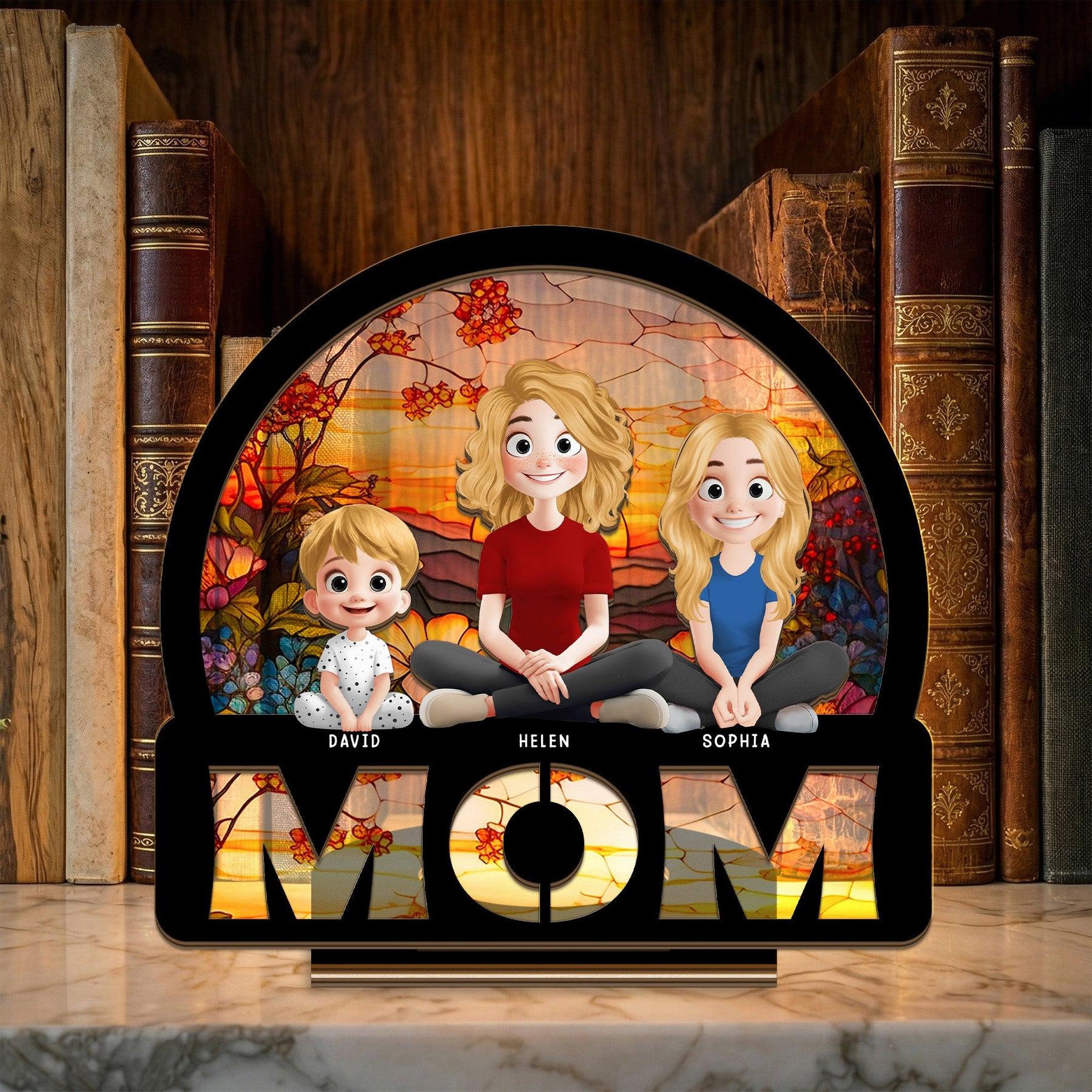 Mother's Day Gift For Mom, Mum, Wife - Personalized Wooden Plaque