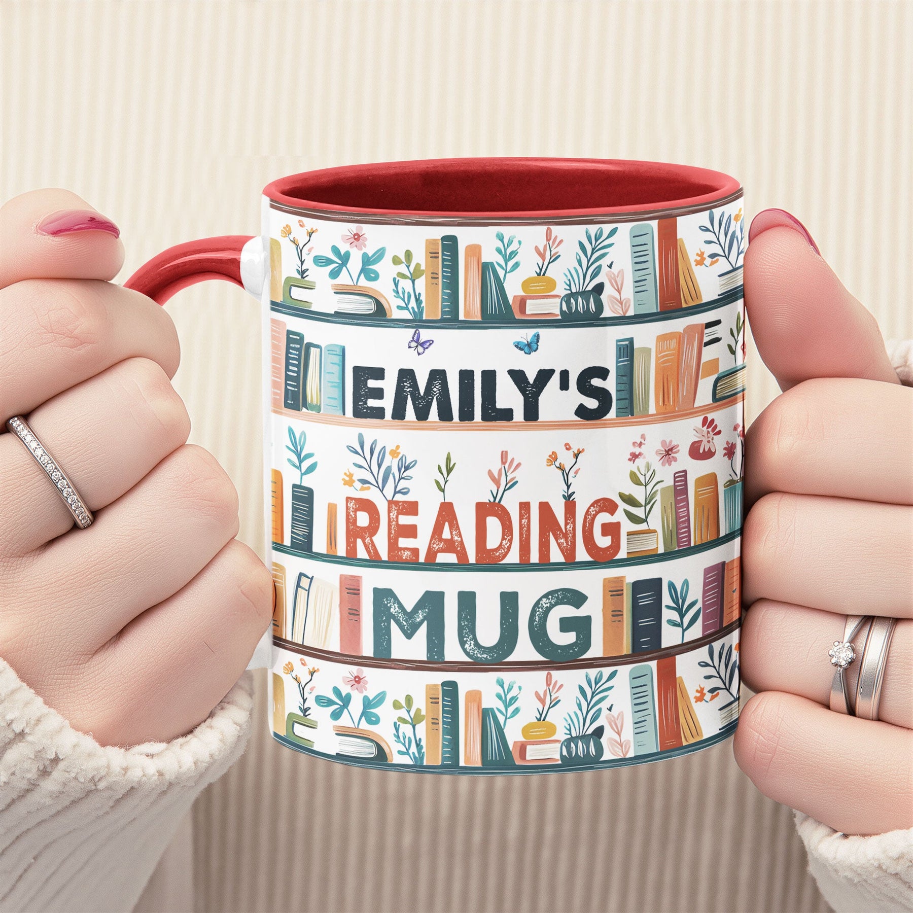 My Reading Mug, Bookish - Personalized Accent Mug