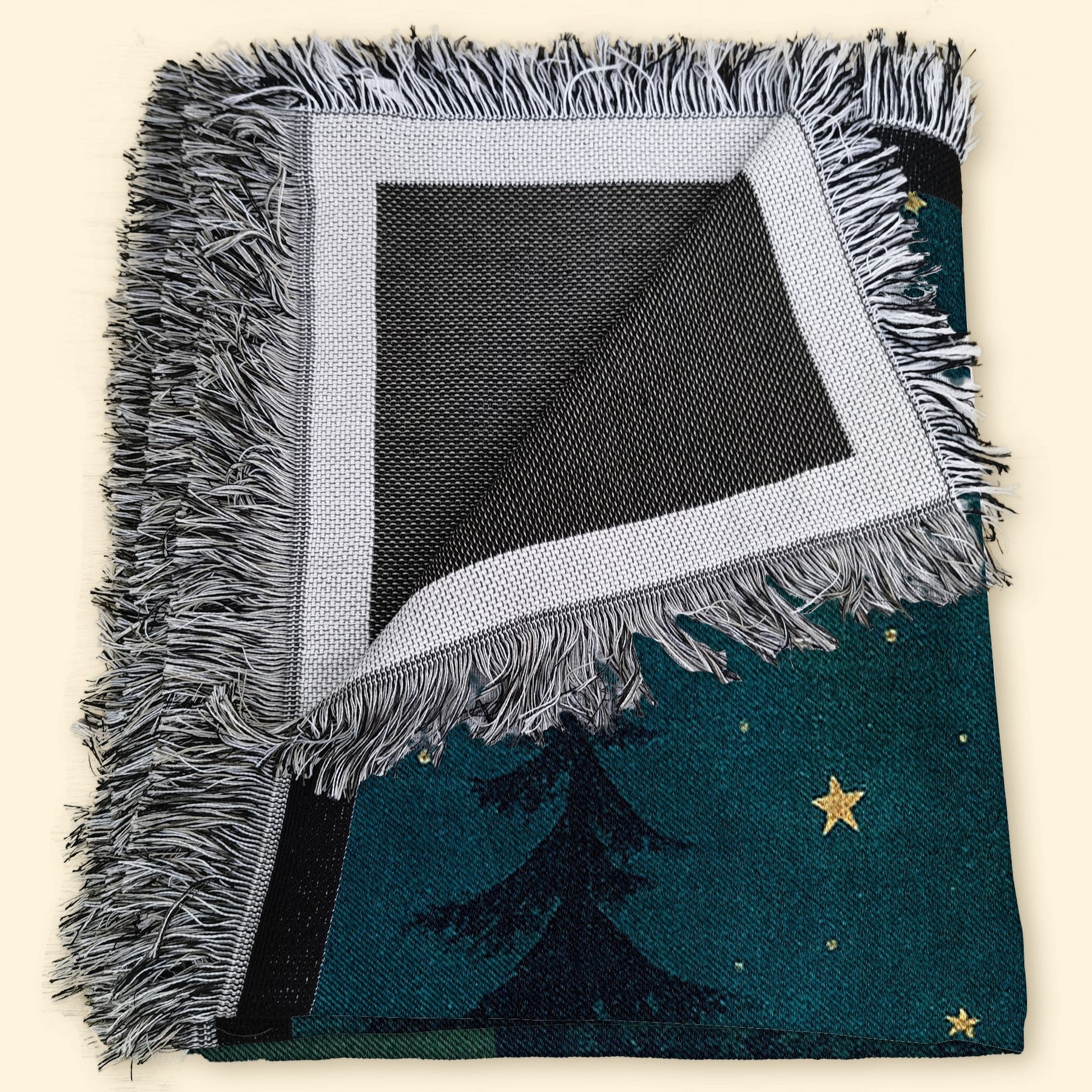 Papa Bear We Love You Bearly Much - Personalized Woven Blanket