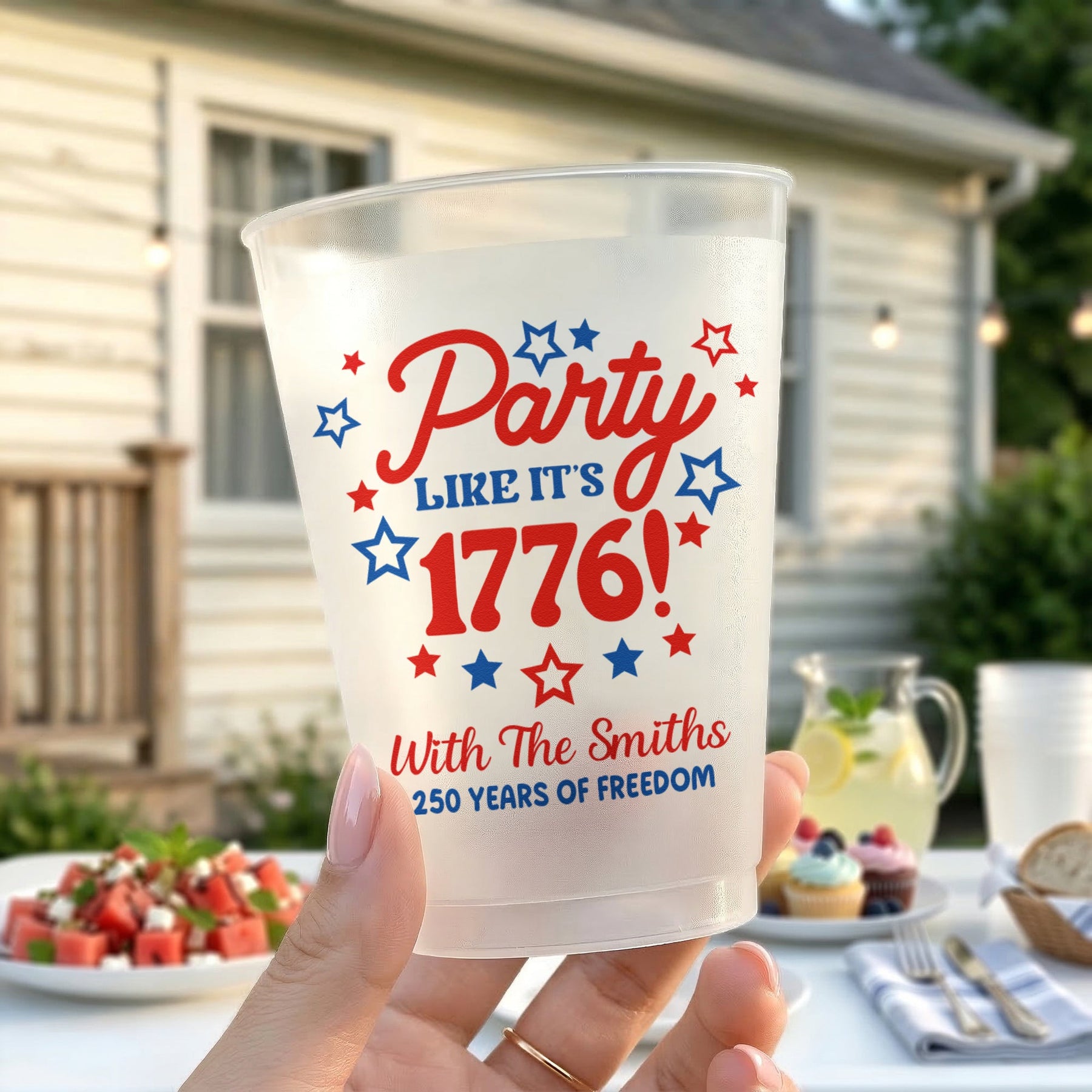 Party Like It's 1776 - Personalized Cups
