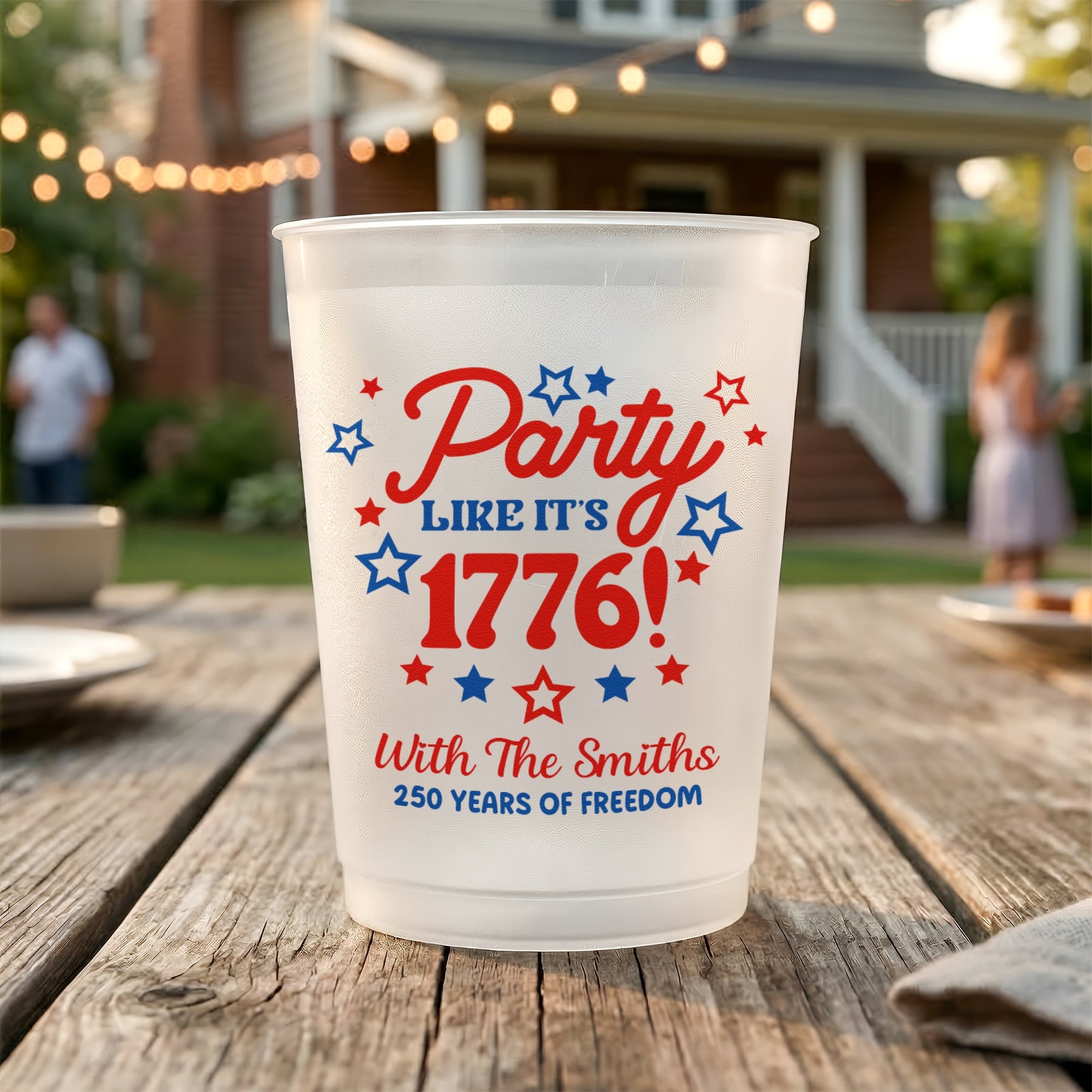 Party Like It's 1776 - Personalized Cups