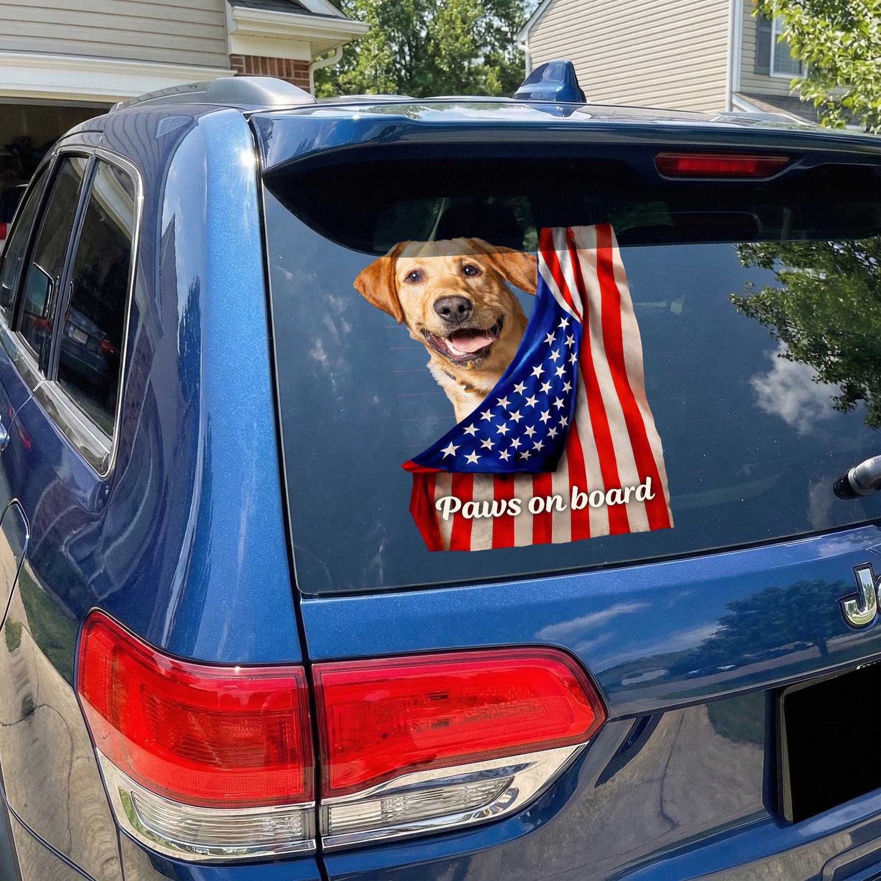 Paws On Board - Personalized Decal