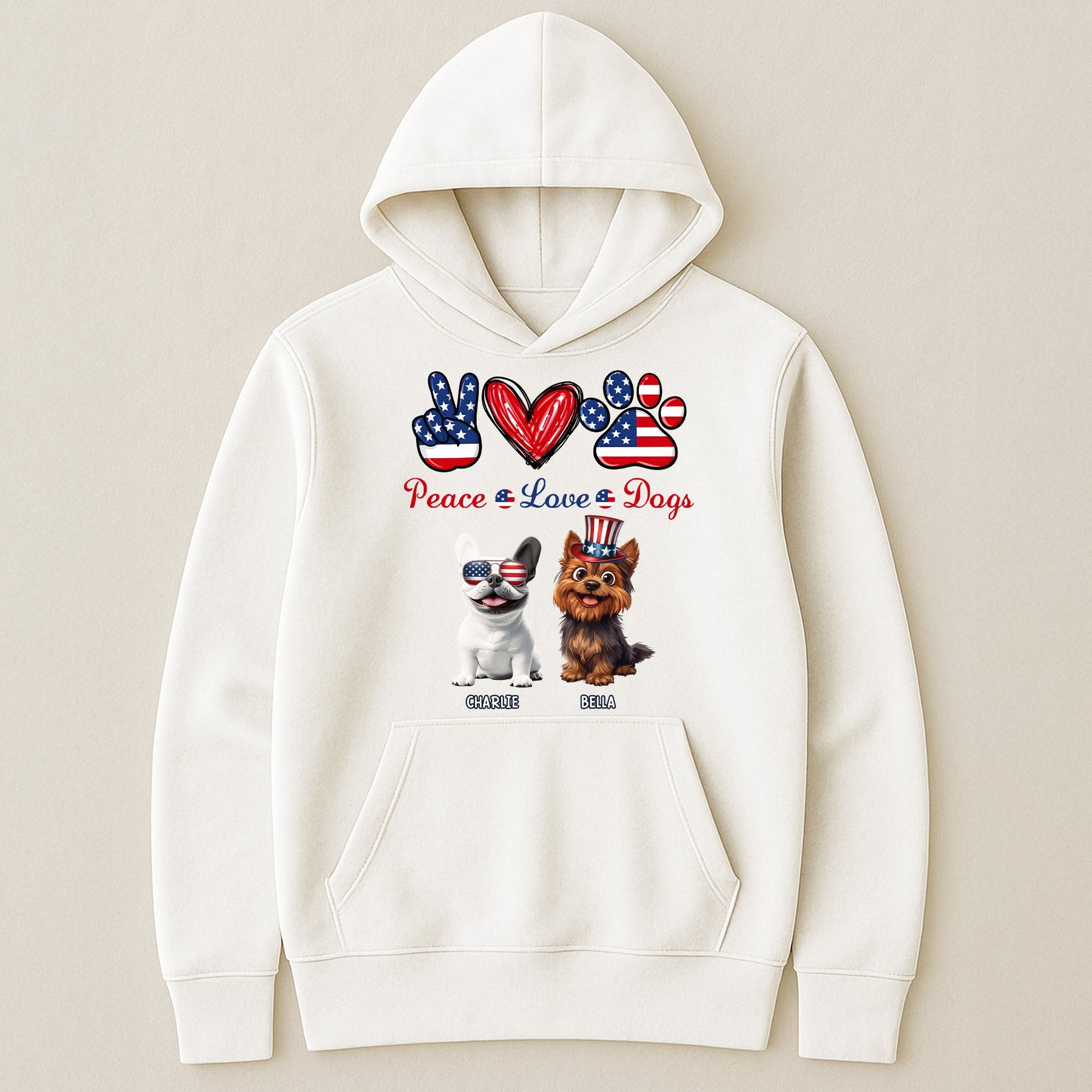 Peace Love Dogs - Personalized Shirt