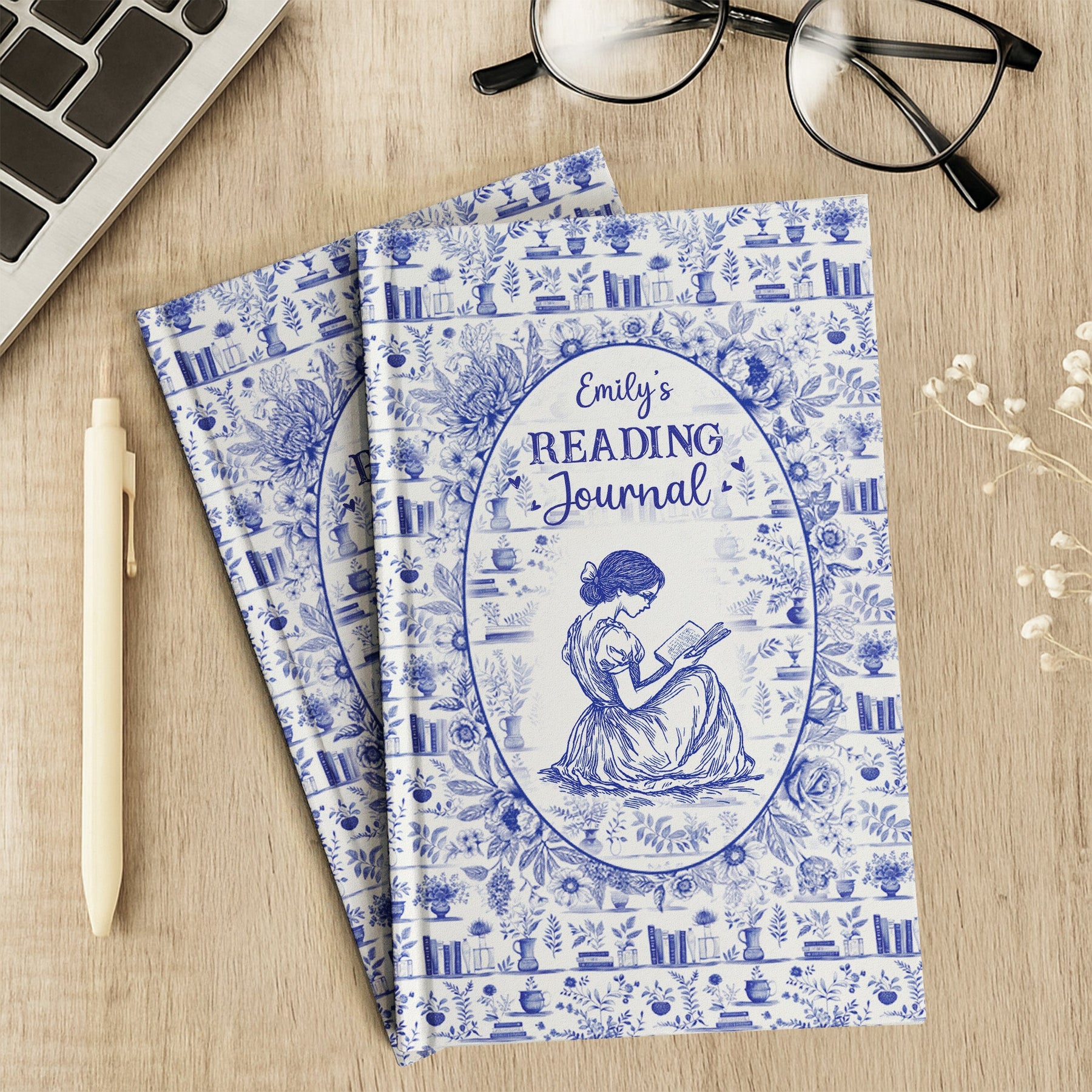 Reading Journal - Personalized Hardcover Journal