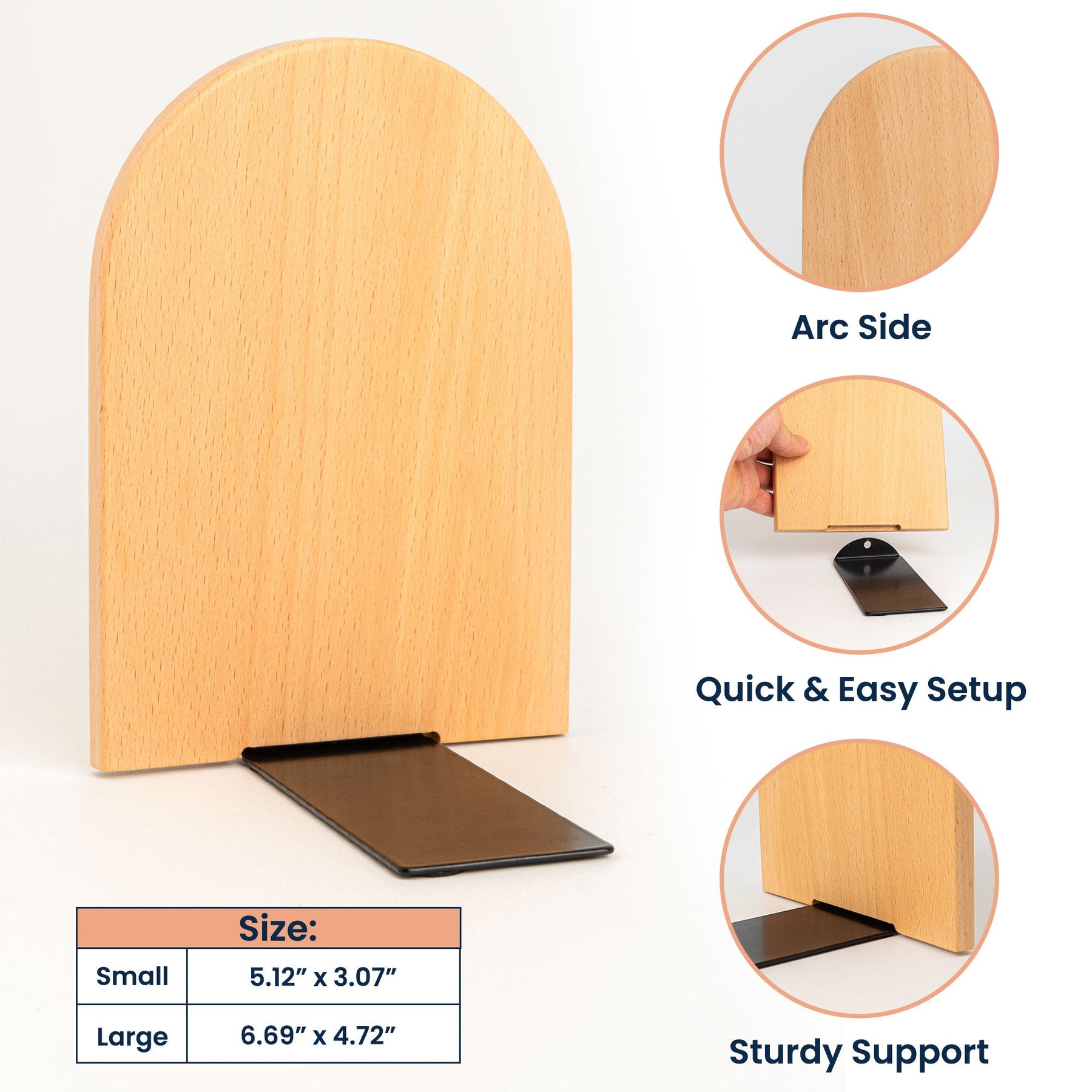 Reading Zone Is Loads Of Fun - Custom Photo Wood Book Ends