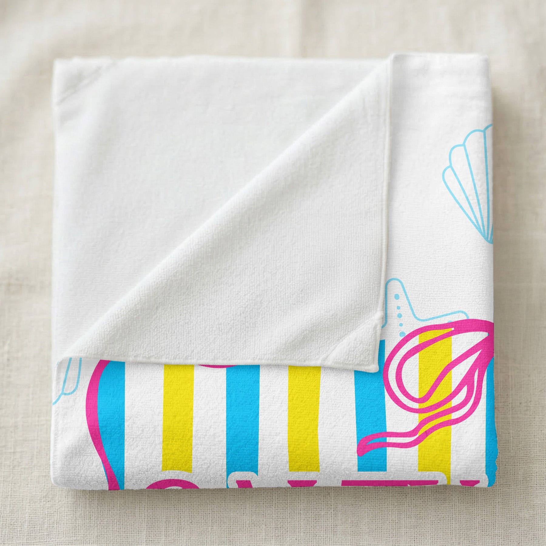 Salty Babes Beach Club - Personalized Beach Towel
