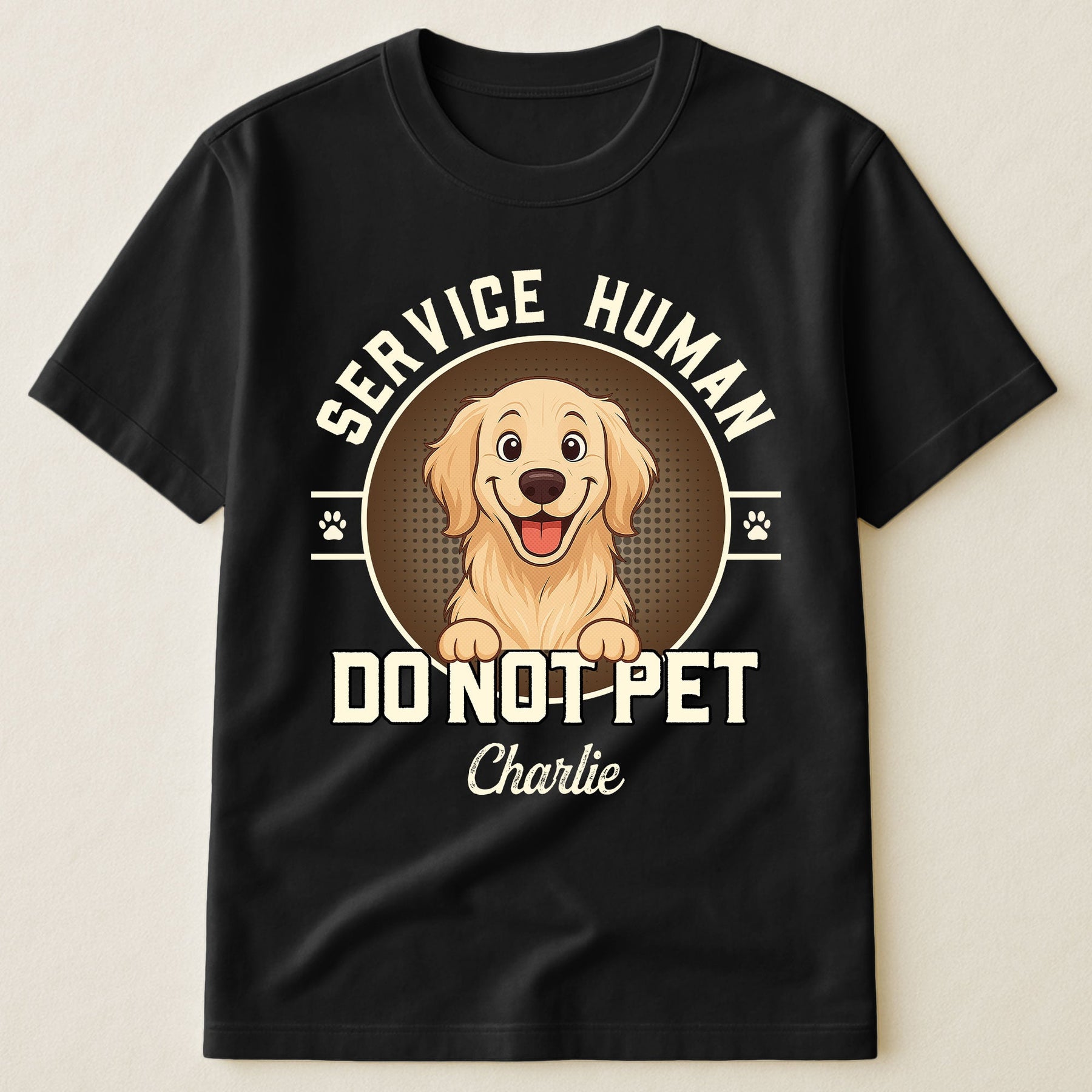 Service Human - Dog New Version - Personalized Shirt