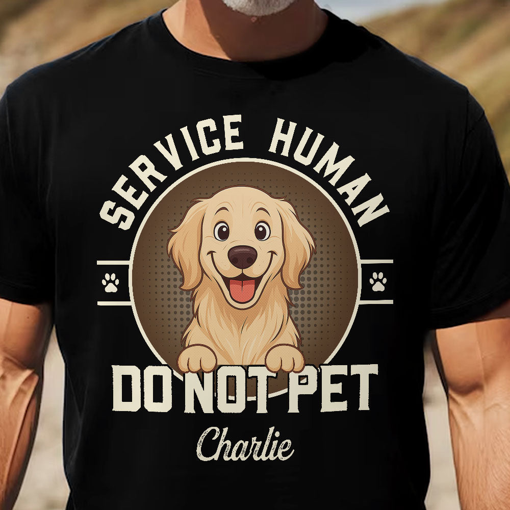Service Human - Dog New Version - Personalized Shirt