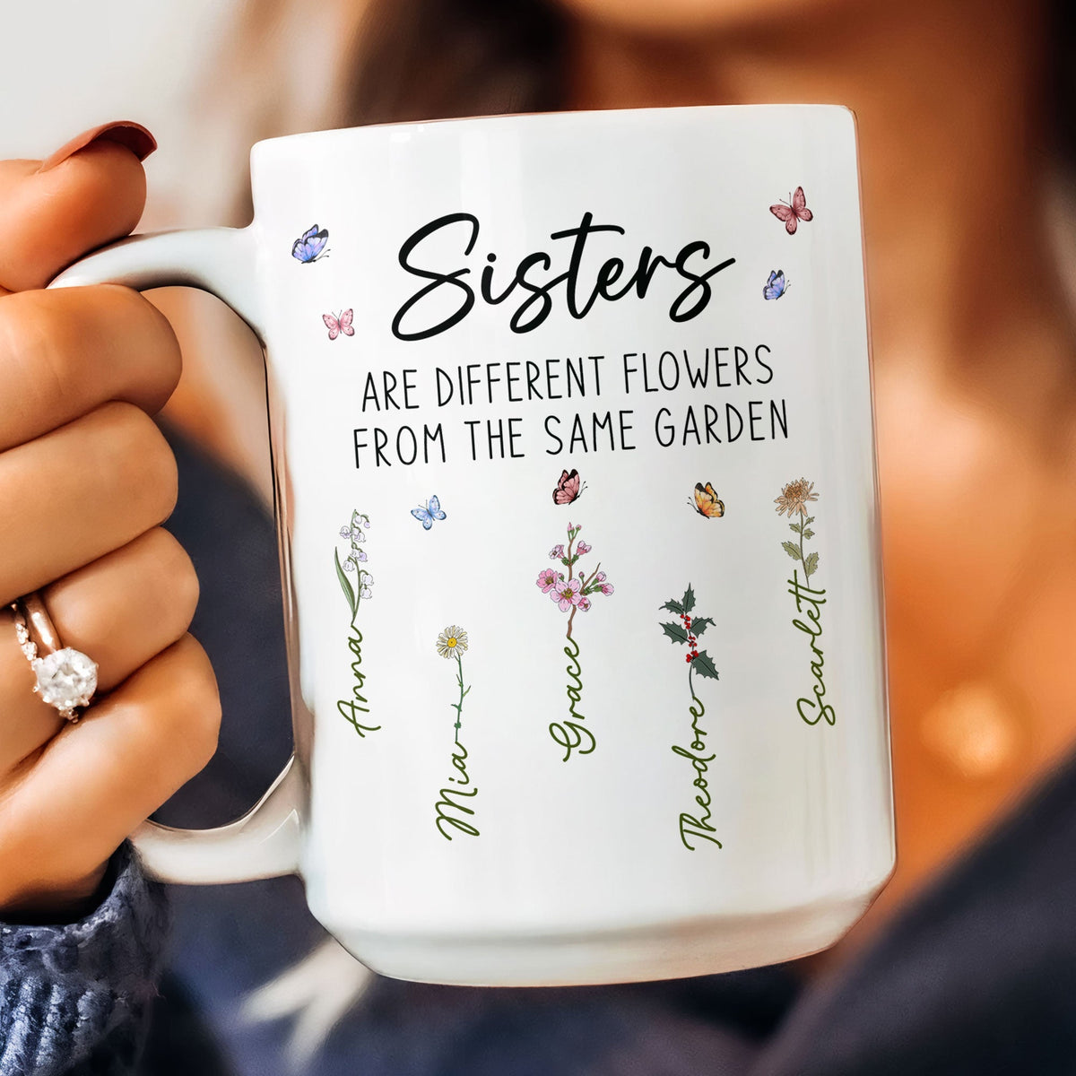 Sisters-Are-Different-Flowers-From-The-Same-Garden-Personalized-Mug_2