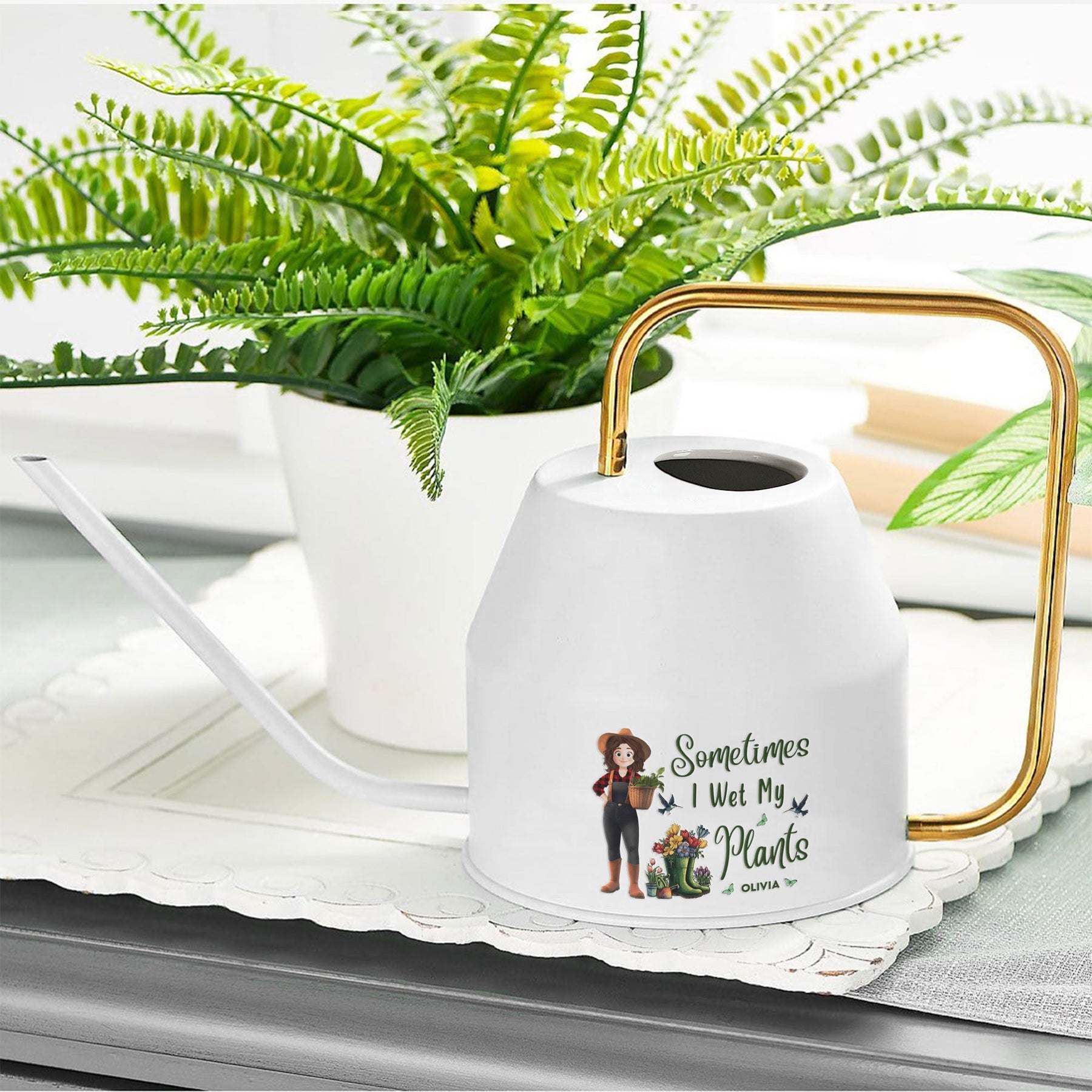 Sometimes I Wet My Plants - Personalized Indoor Watering Can