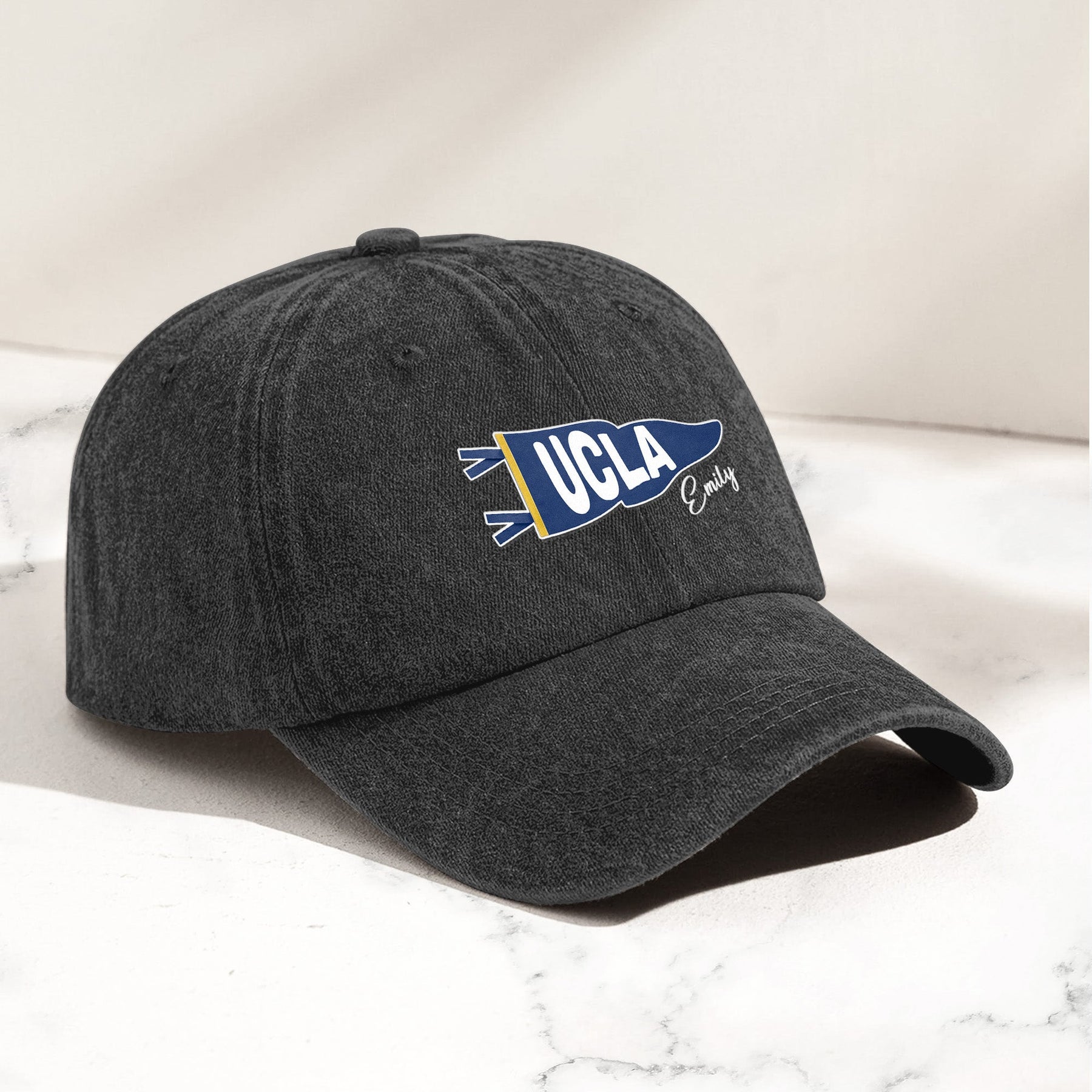 Custom Pennant Flag School Spirit - Personalized Cap