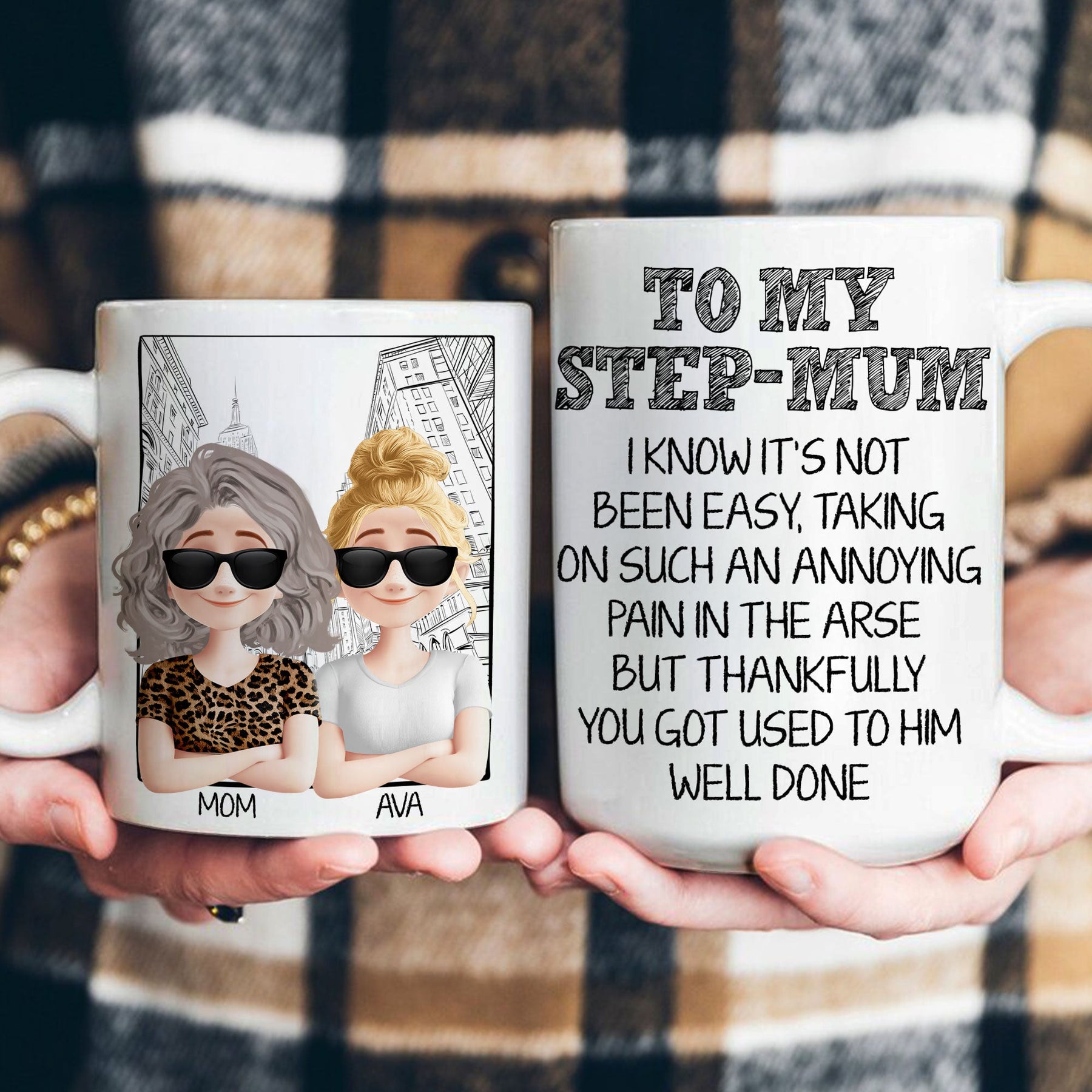 Step Mom - Well Done - Personalized Mug