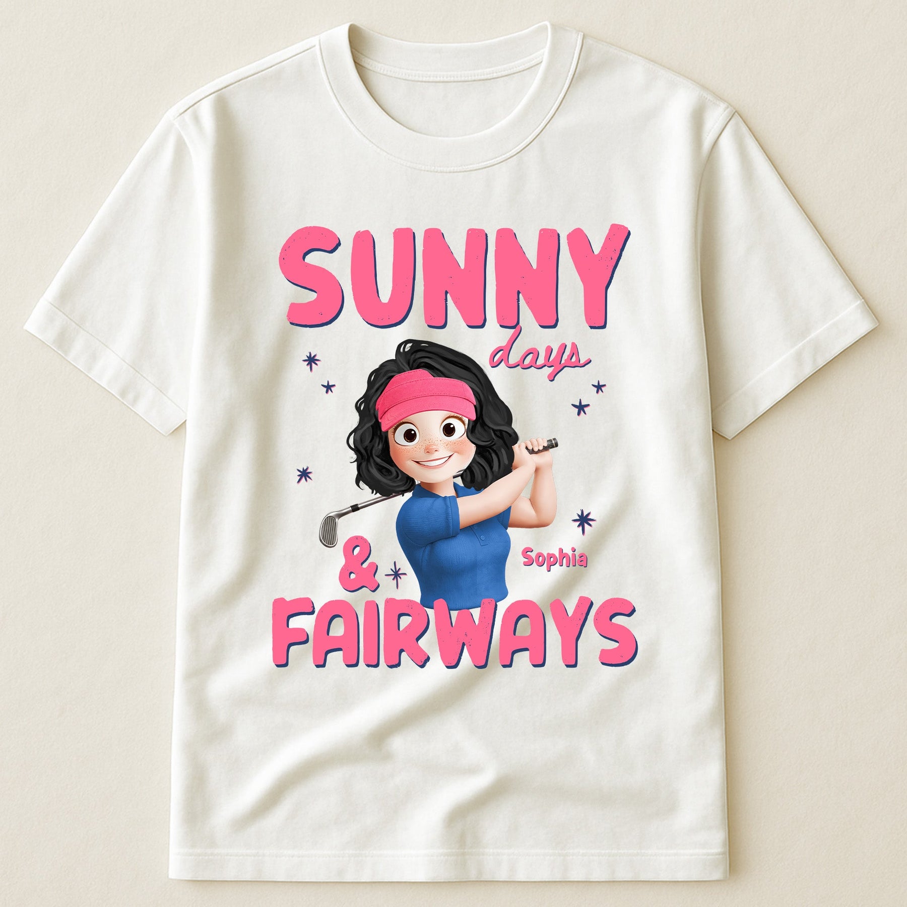 Sunny Days & Fairways - Personalized Shirt