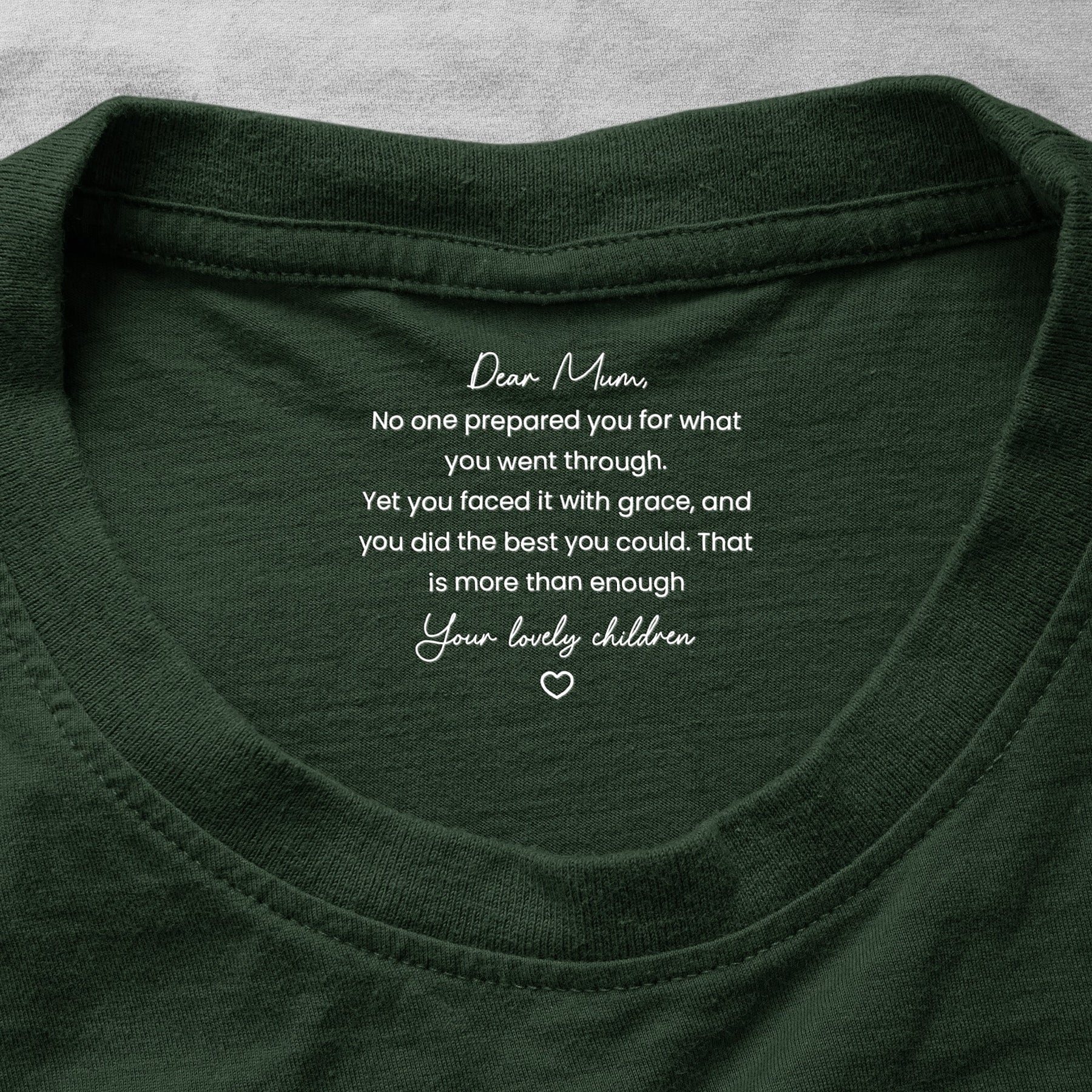 Sweet Reminder You Did The Best You Could Mother's Day Gift For Her - Personalized Shirt