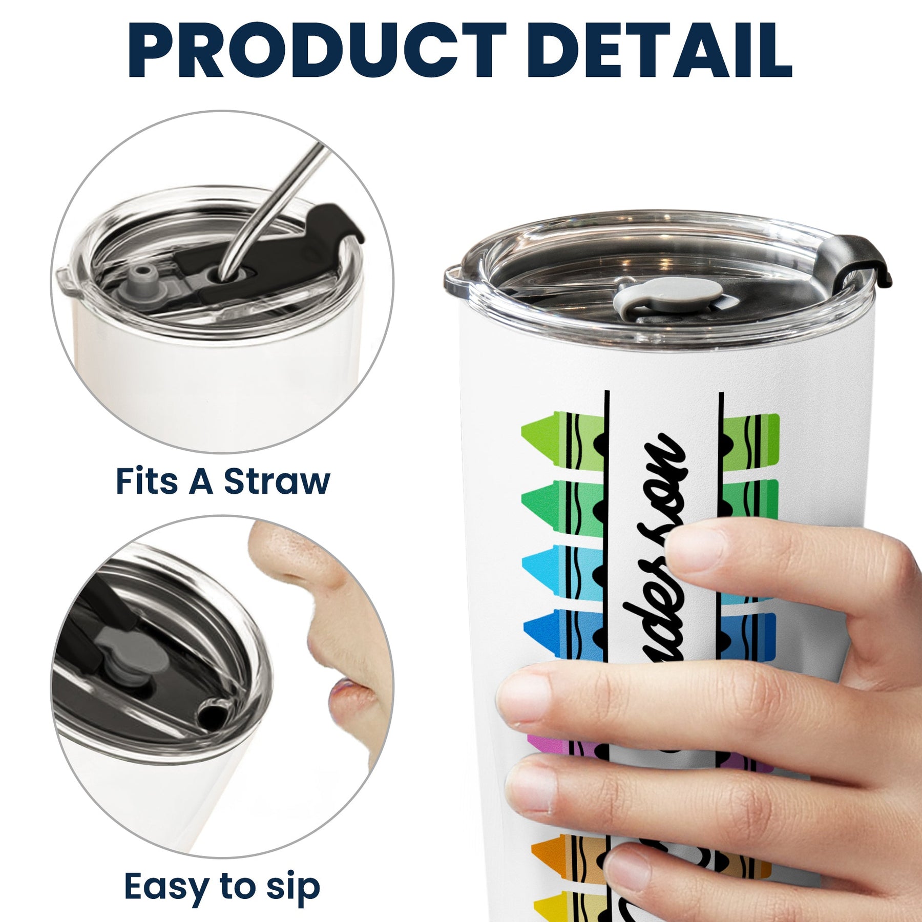 Teacher Custom Name Appreciation End Of Year Gift - Personalized Tumbler