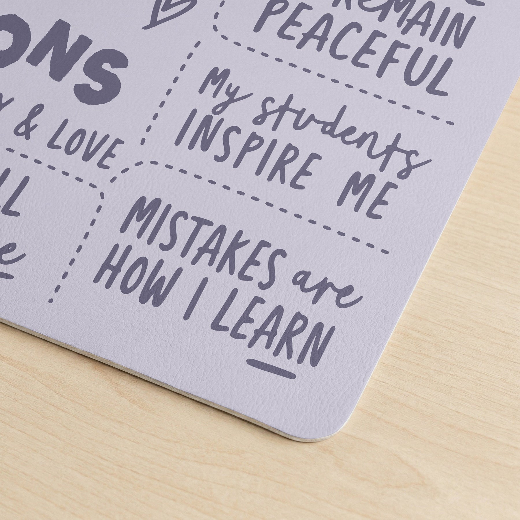 Teacher Affirmation - Personalized Desk Mat
