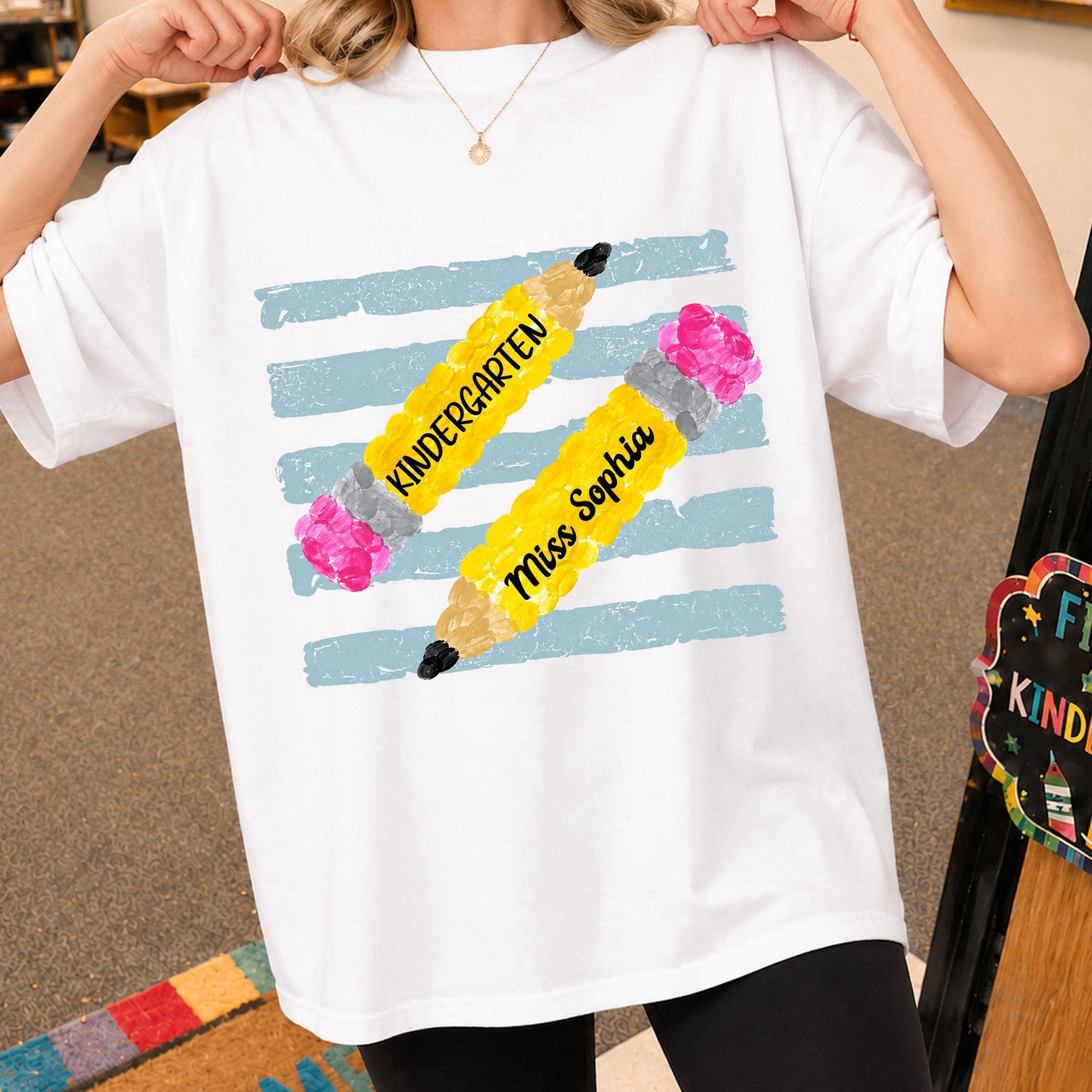 Teacher Pencil - Personalized Shirt