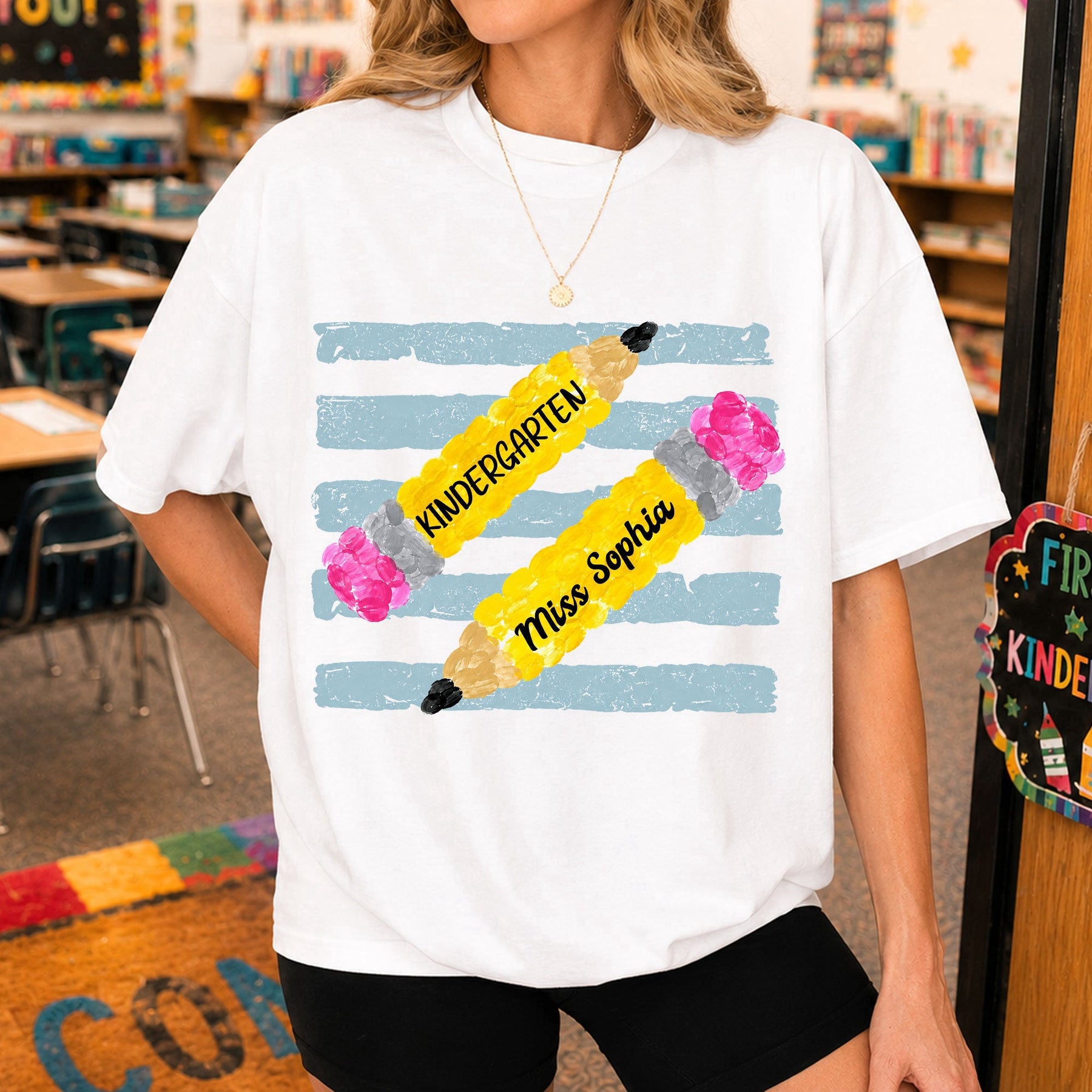 Teacher Pencil - Personalized Shirt