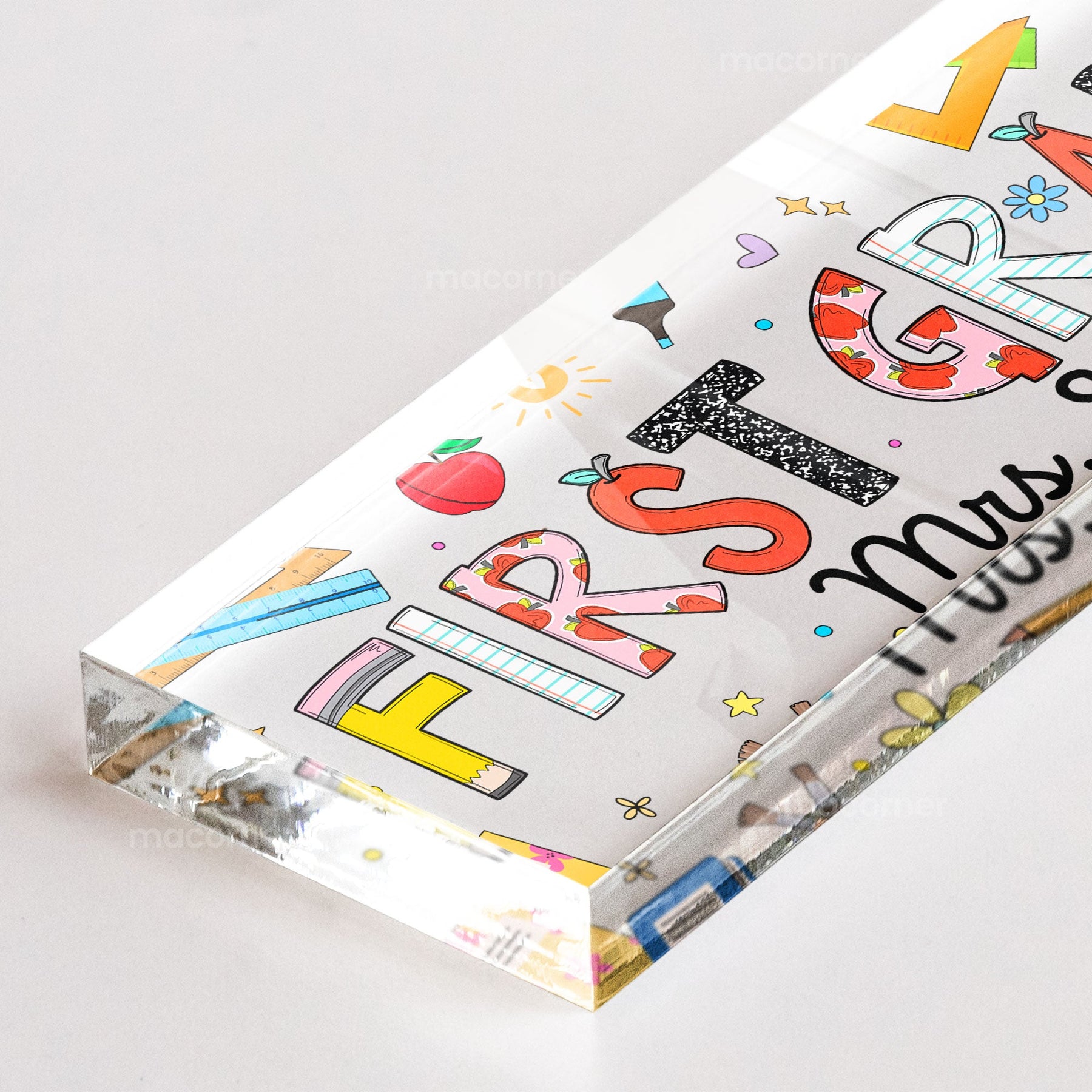 Teaching Custom Grade Teacher Appreciation Back To School - Personalized Name Plate