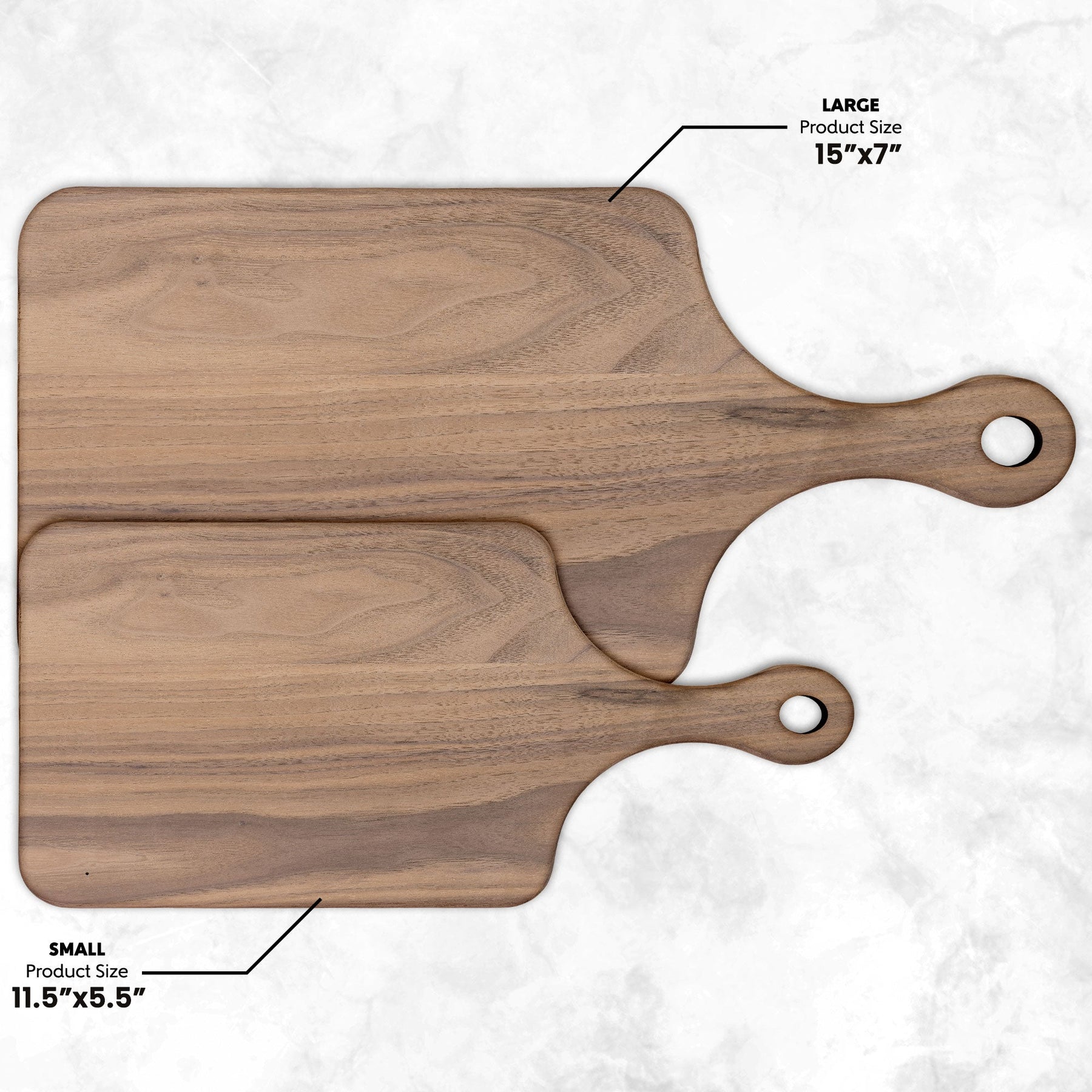 The Grillfather - Personalized Paddle Cutting Board