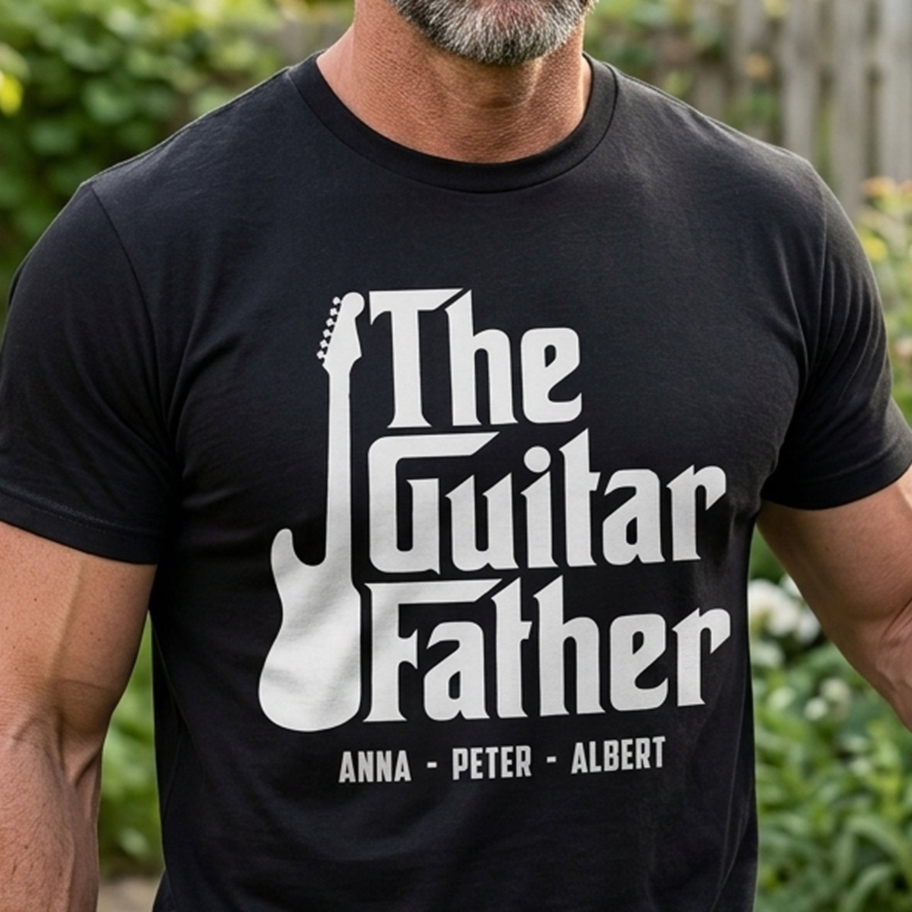 The Guitar Father - Personalized Shirt