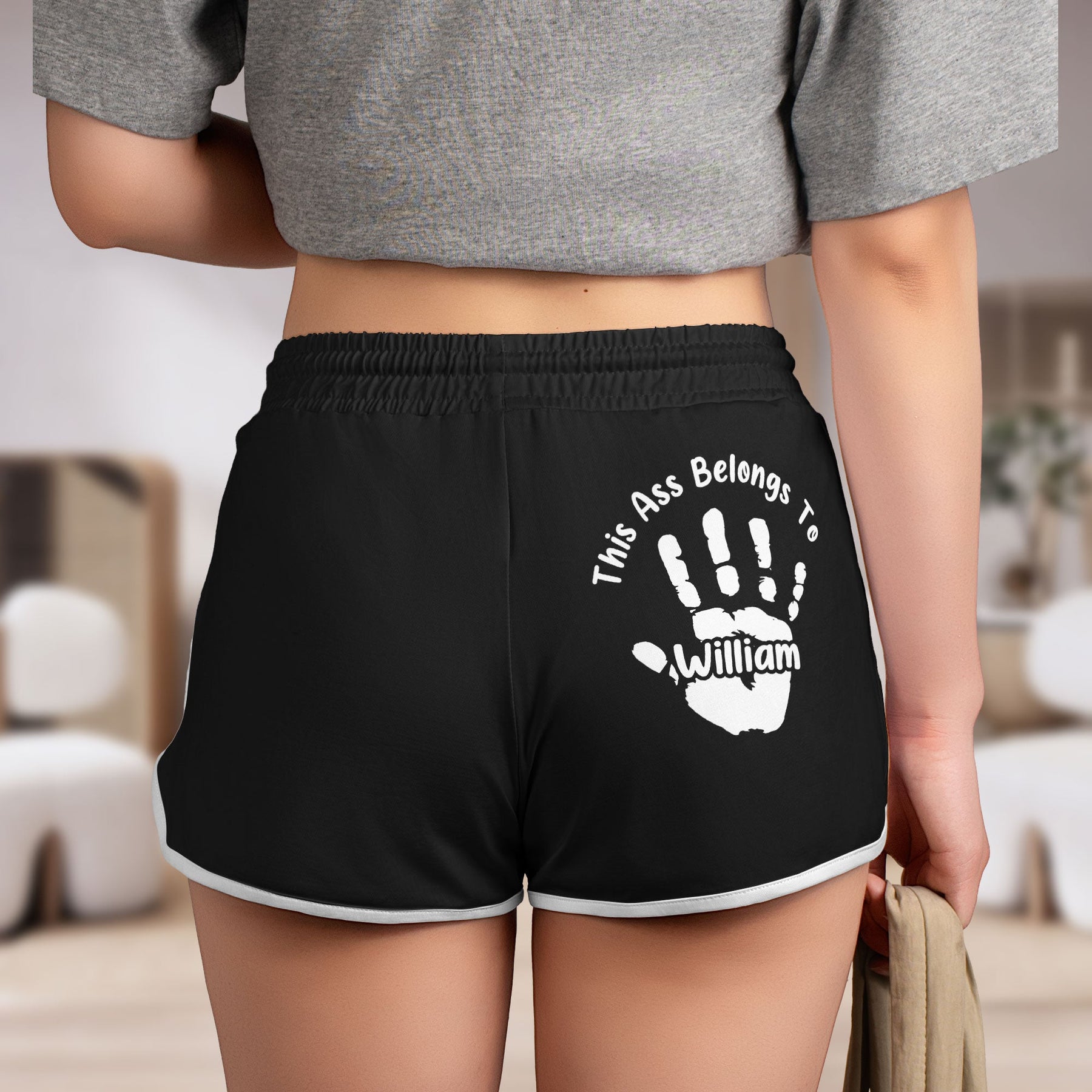This A$$ Belongs To - Custom Dolphin Shorts